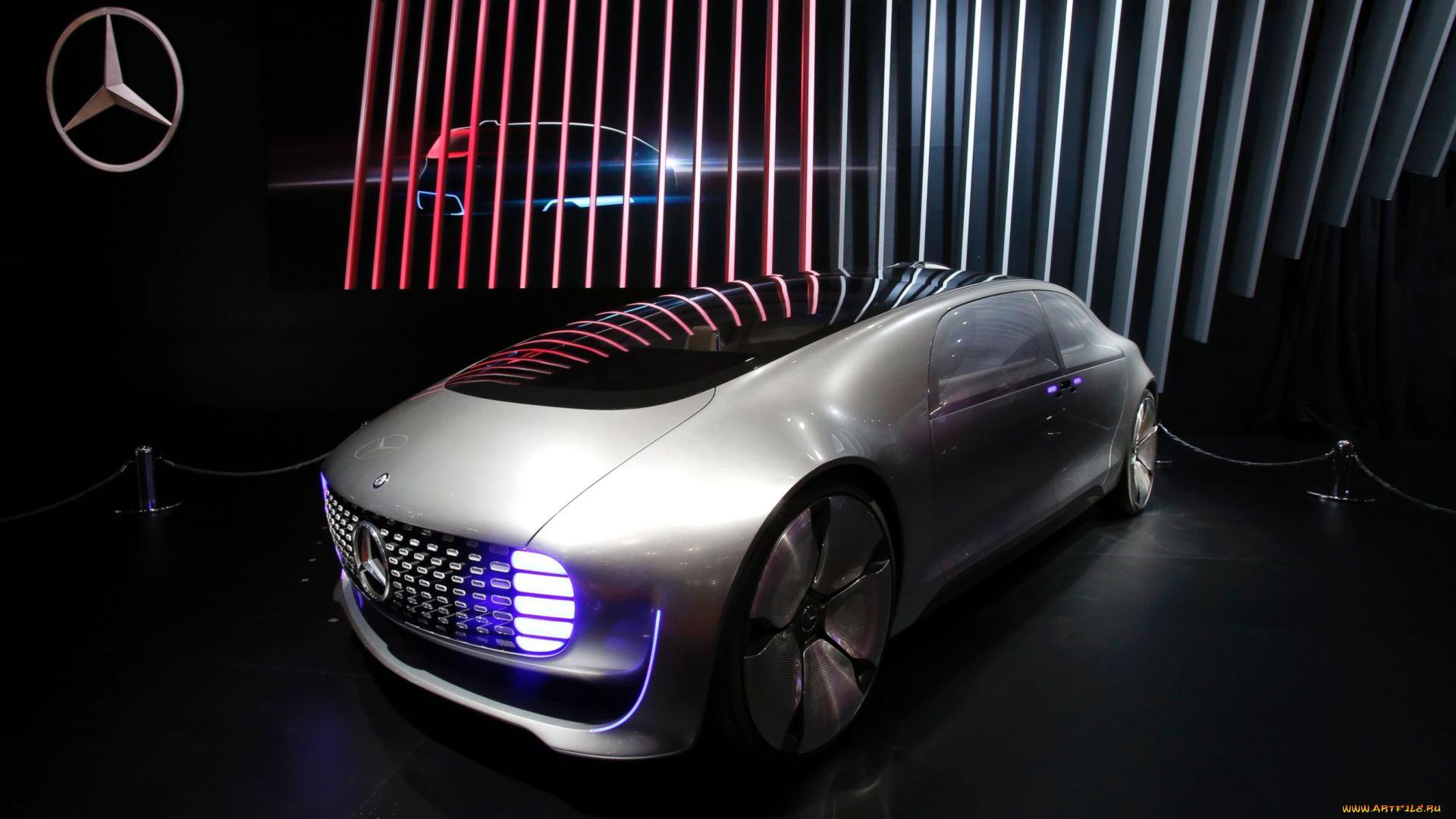 mercedes-benz, vision, concept, 2015, автомобили, выставки, и, уличные, фото, серебристый, vision, автосалон, выставка, 2015, concept, mercedes-benz