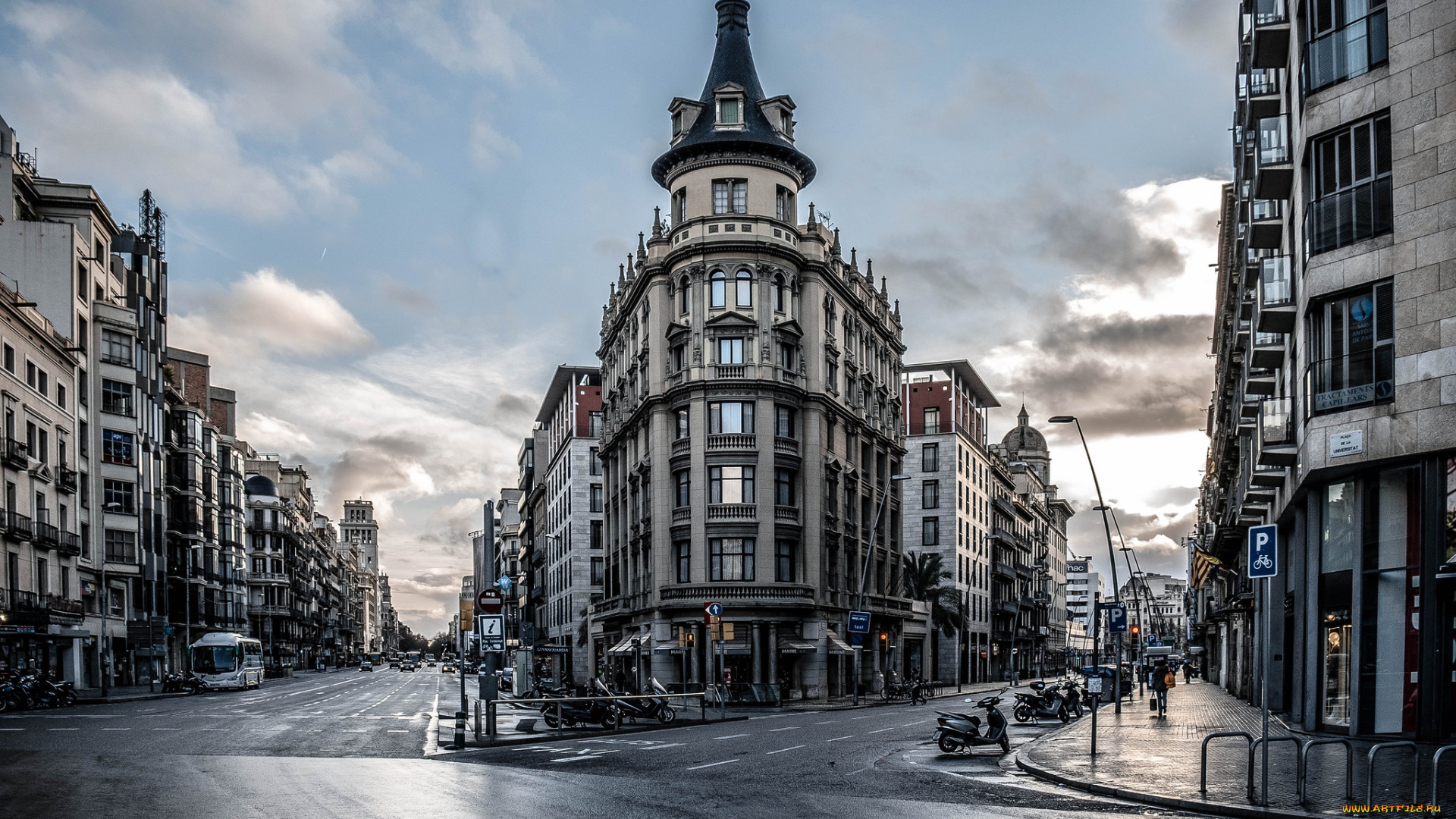 pelayo, города, -, улицы, , площади, , набережные, здание, улица