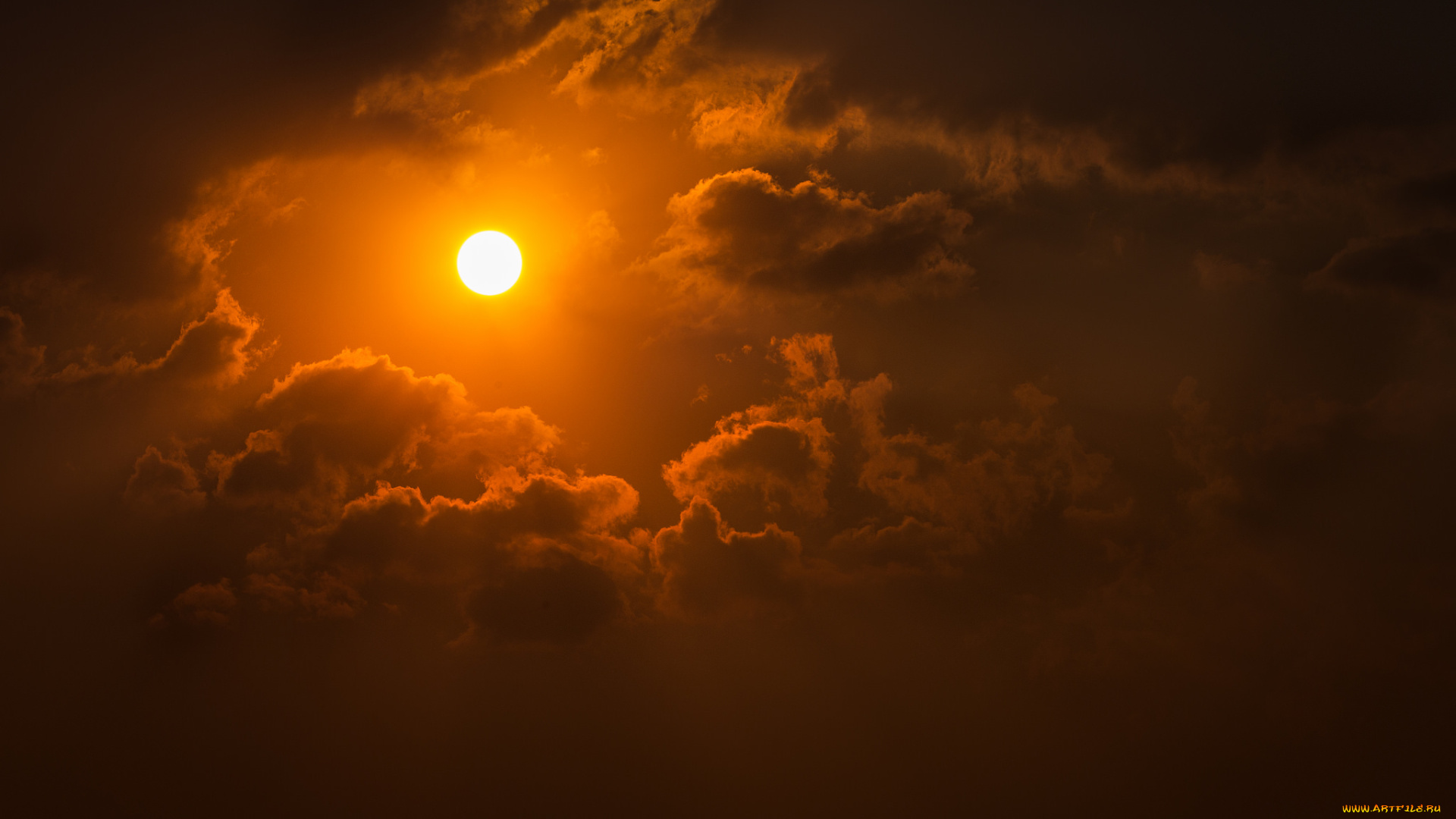 природа, облака, тучи, солнце