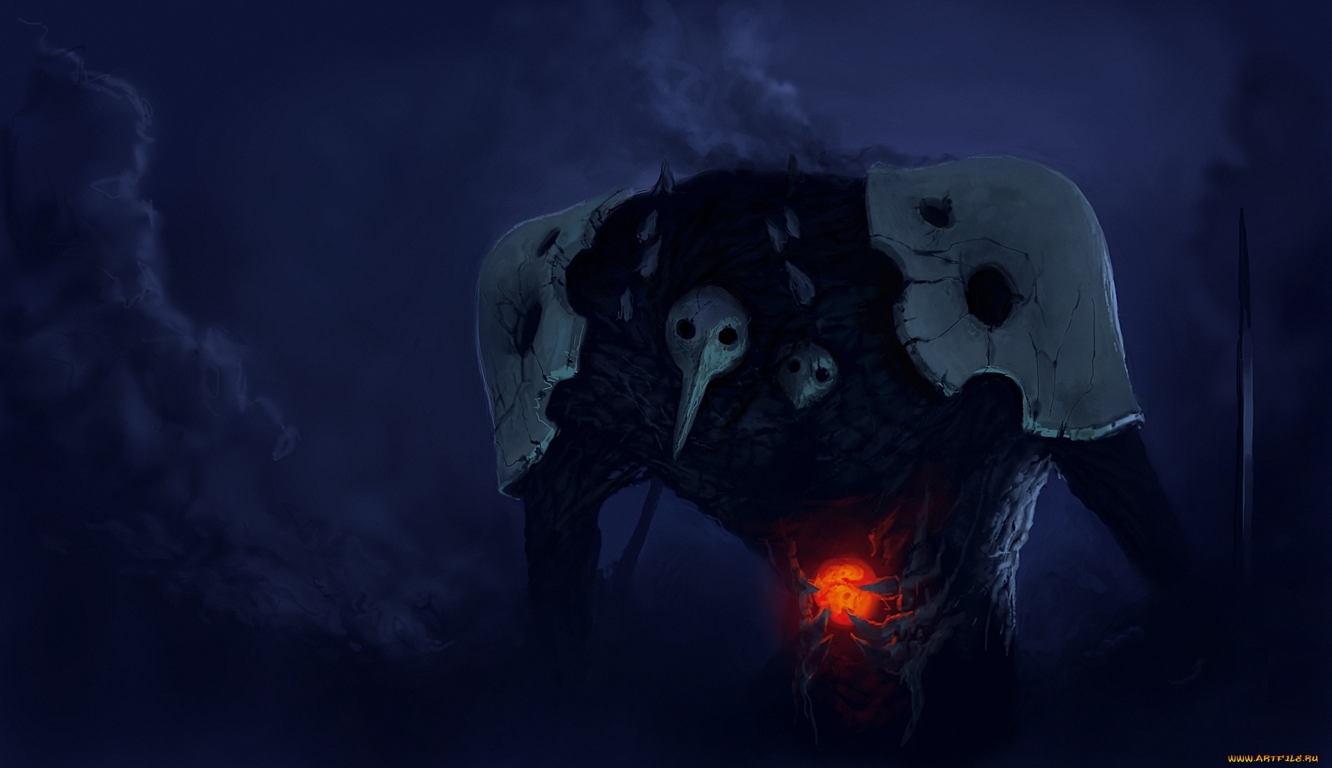 аниме, evangelion, ангел, angel, монстр