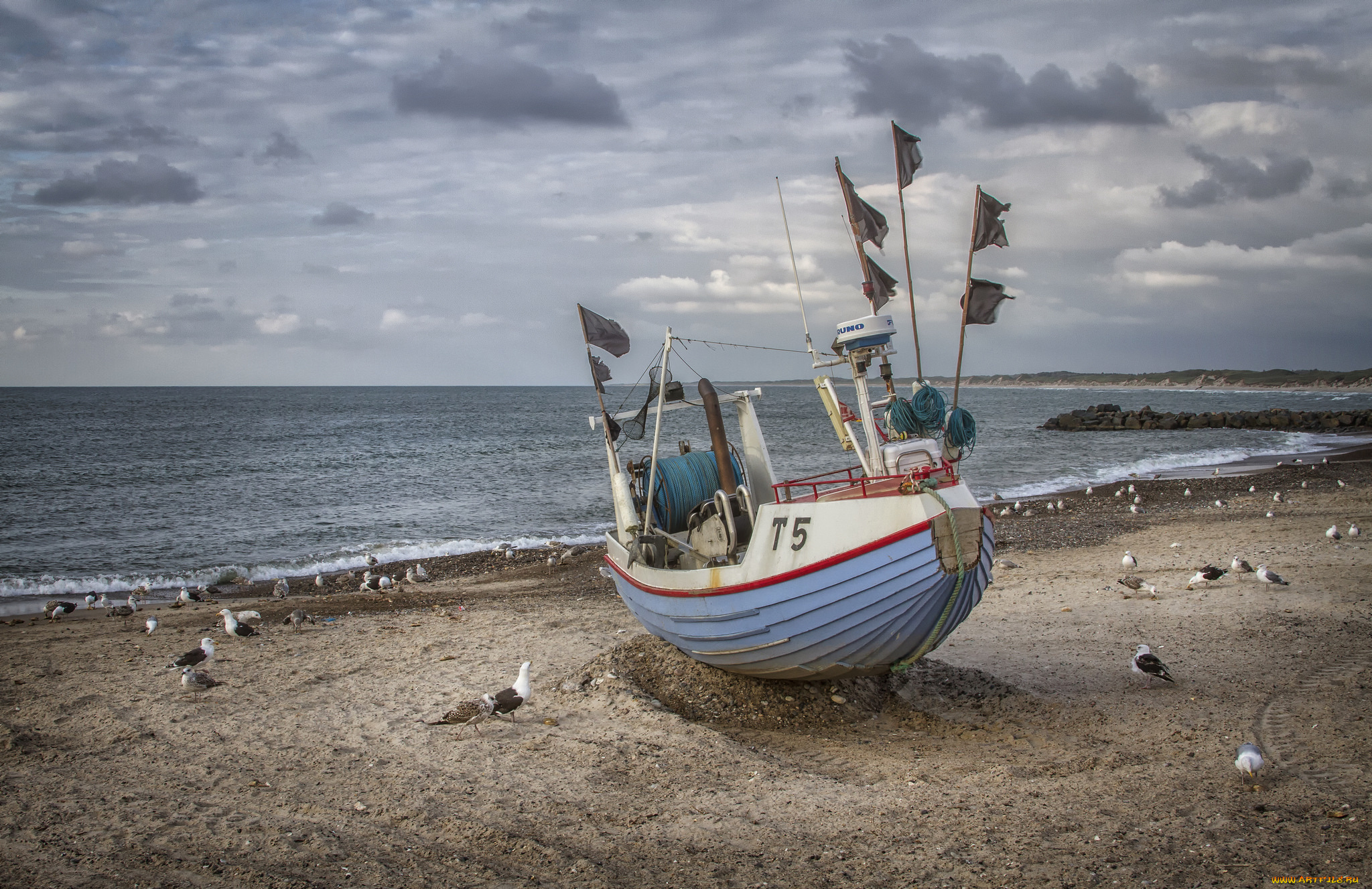 корабли, баркасы, , , буксиры, пляж, шаланда