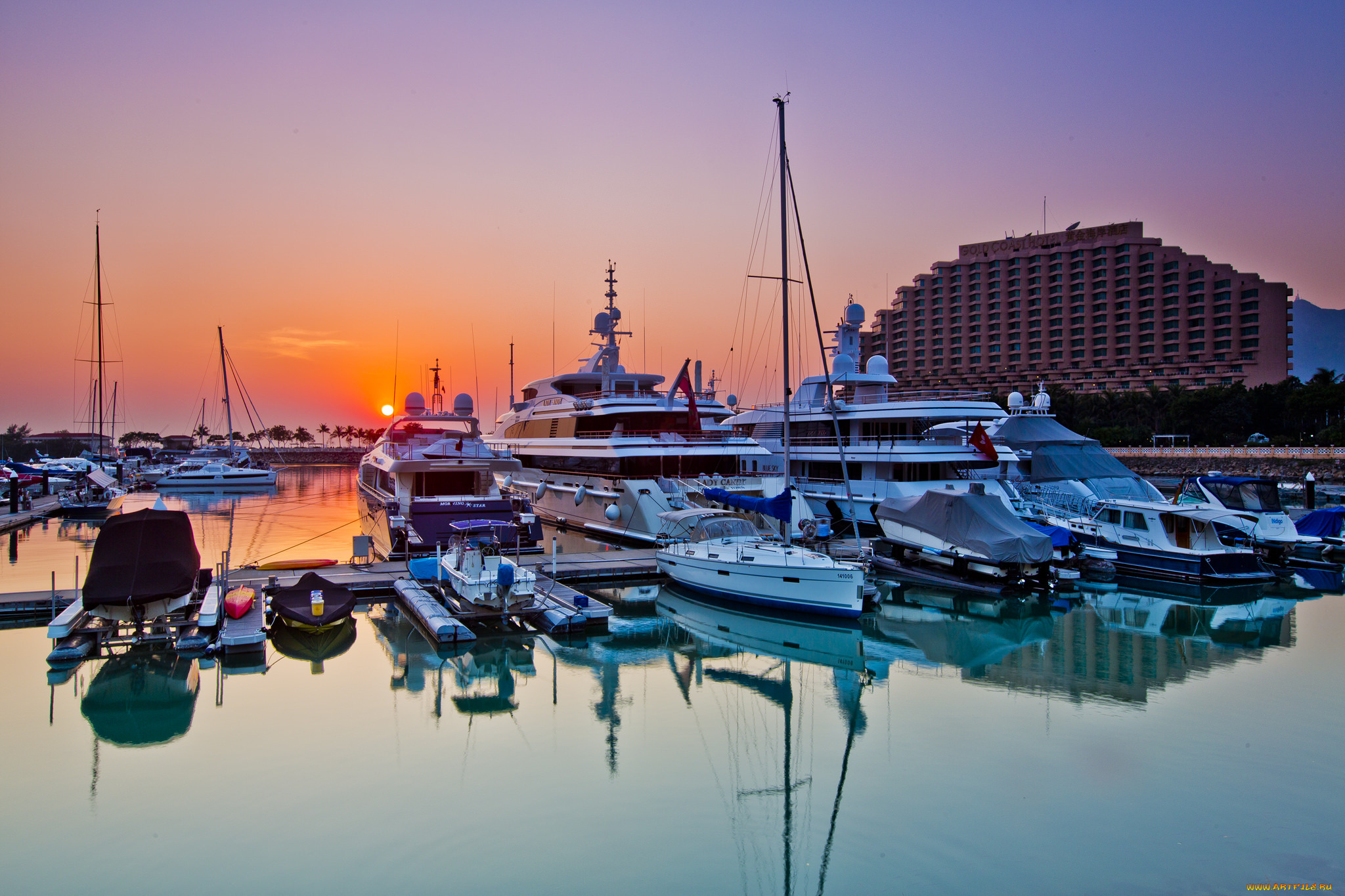 golden, coast, корабли, порты, , , причалы, закат, яхтклуб