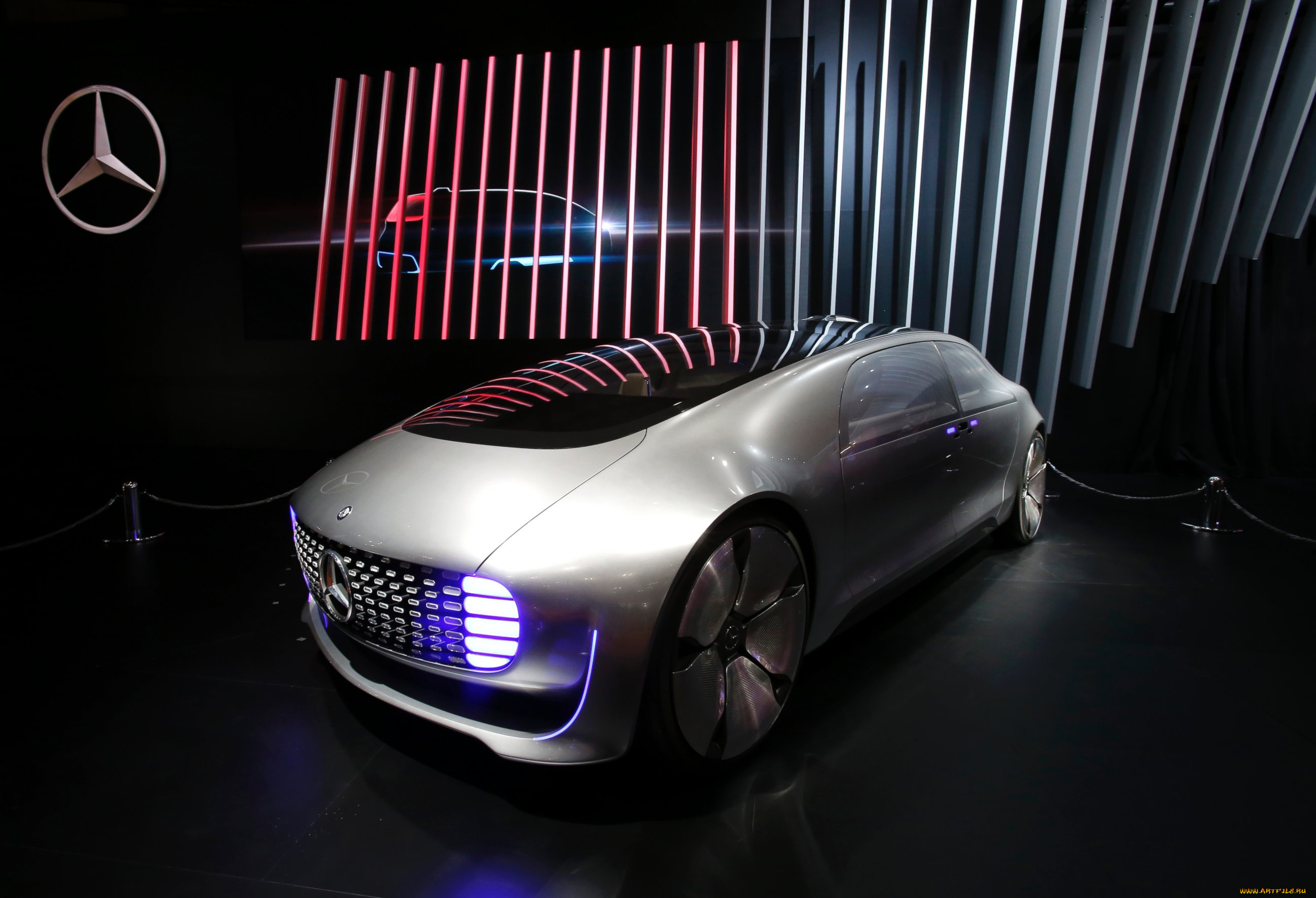 mercedes-benz, vision, concept, 2015, автомобили, выставки, и, уличные, фото, серебристый, vision, автосалон, выставка, 2015, concept, mercedes-benz