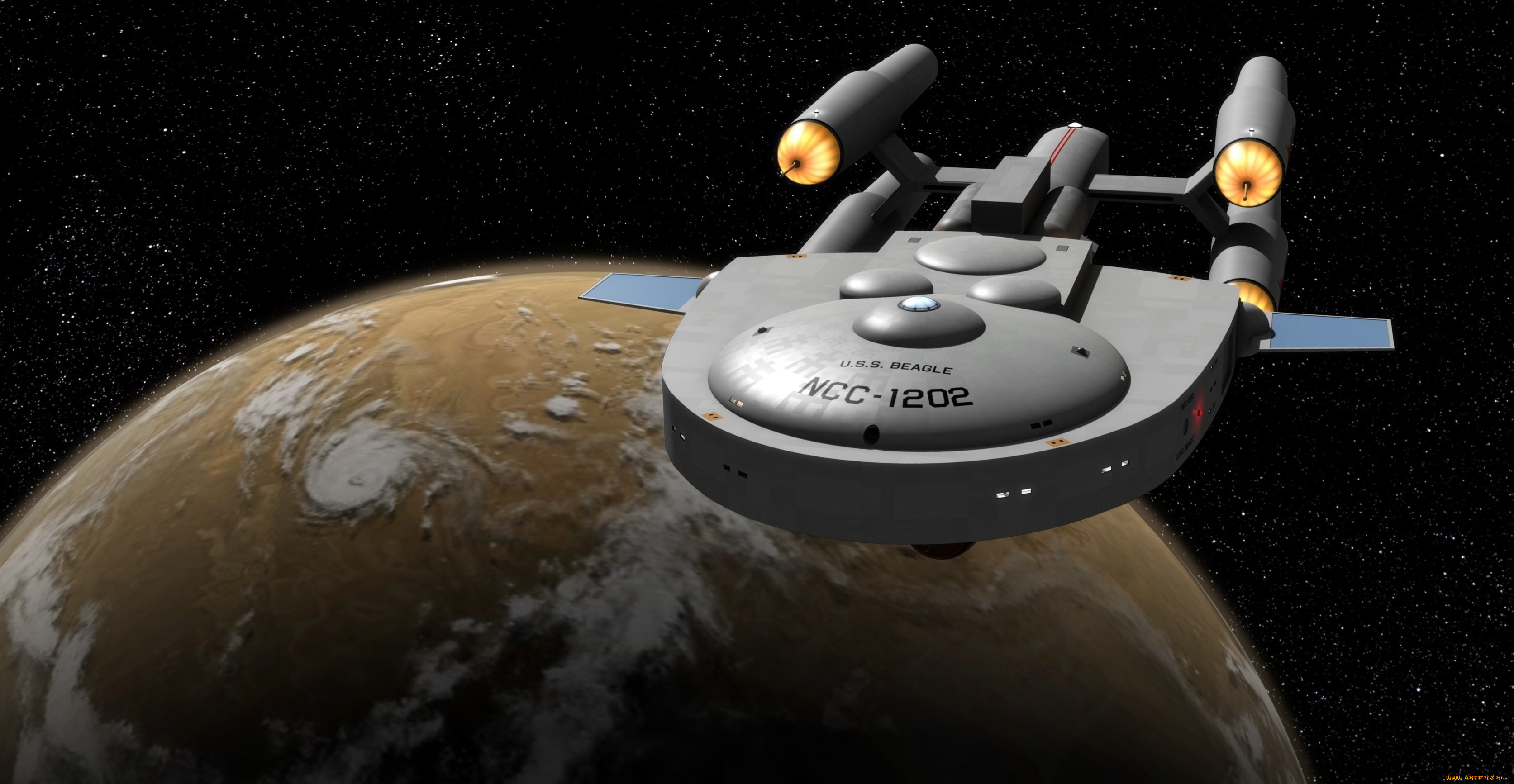 космос, арт, космический, корабль, звезды, вселенная, полет