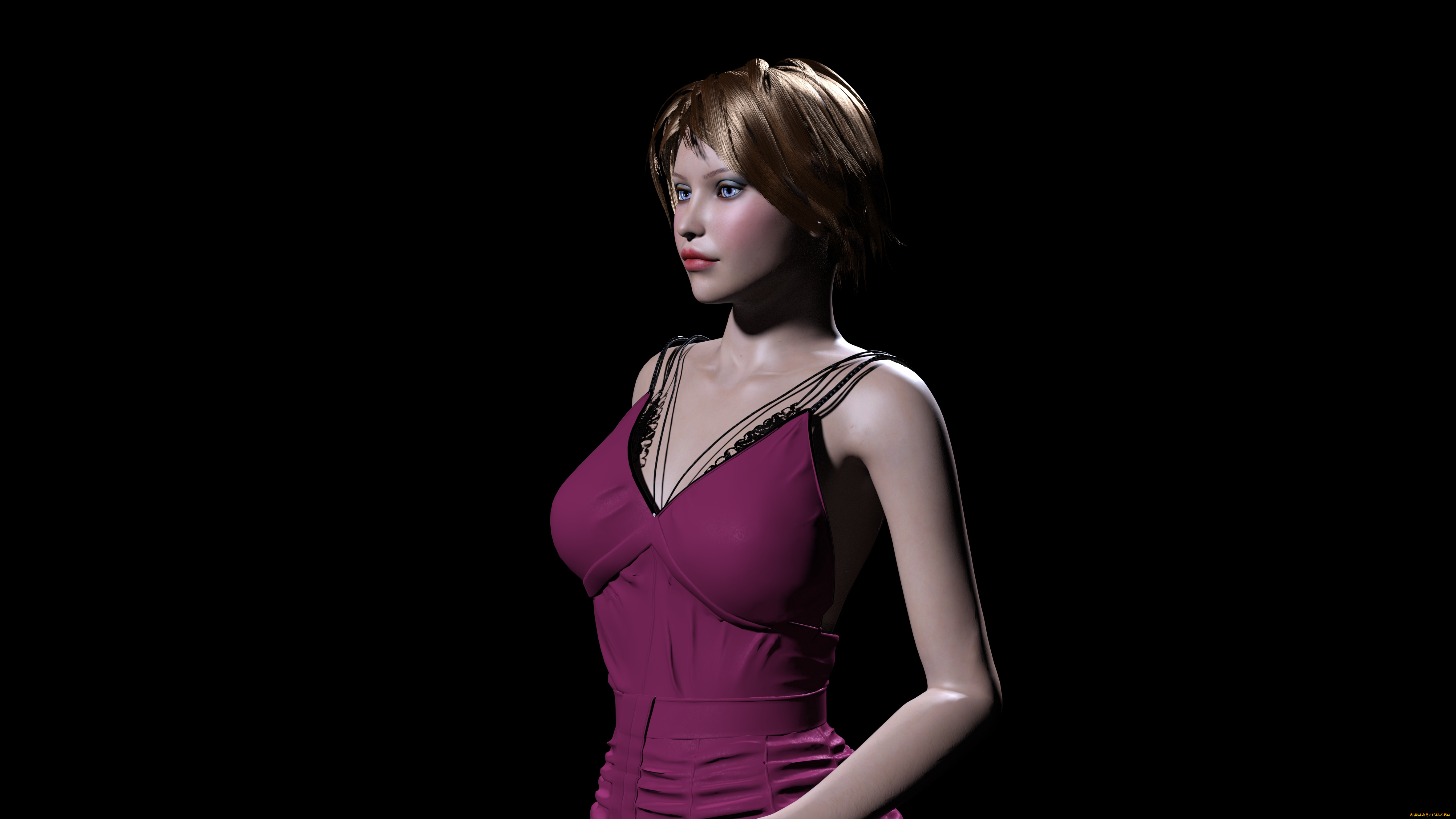 3д, графика, люди, , people, фон, взгляд, девушка