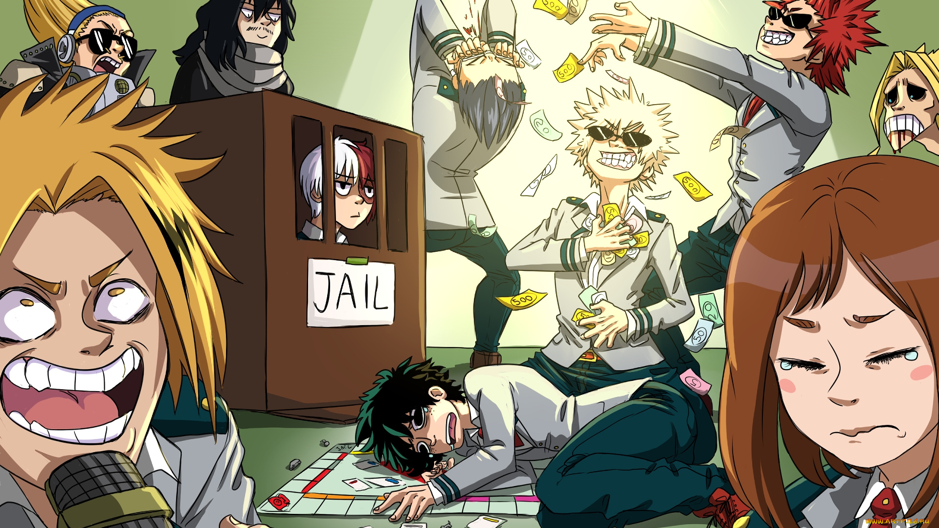 аниме, boku, no, hero, academia, персонаж