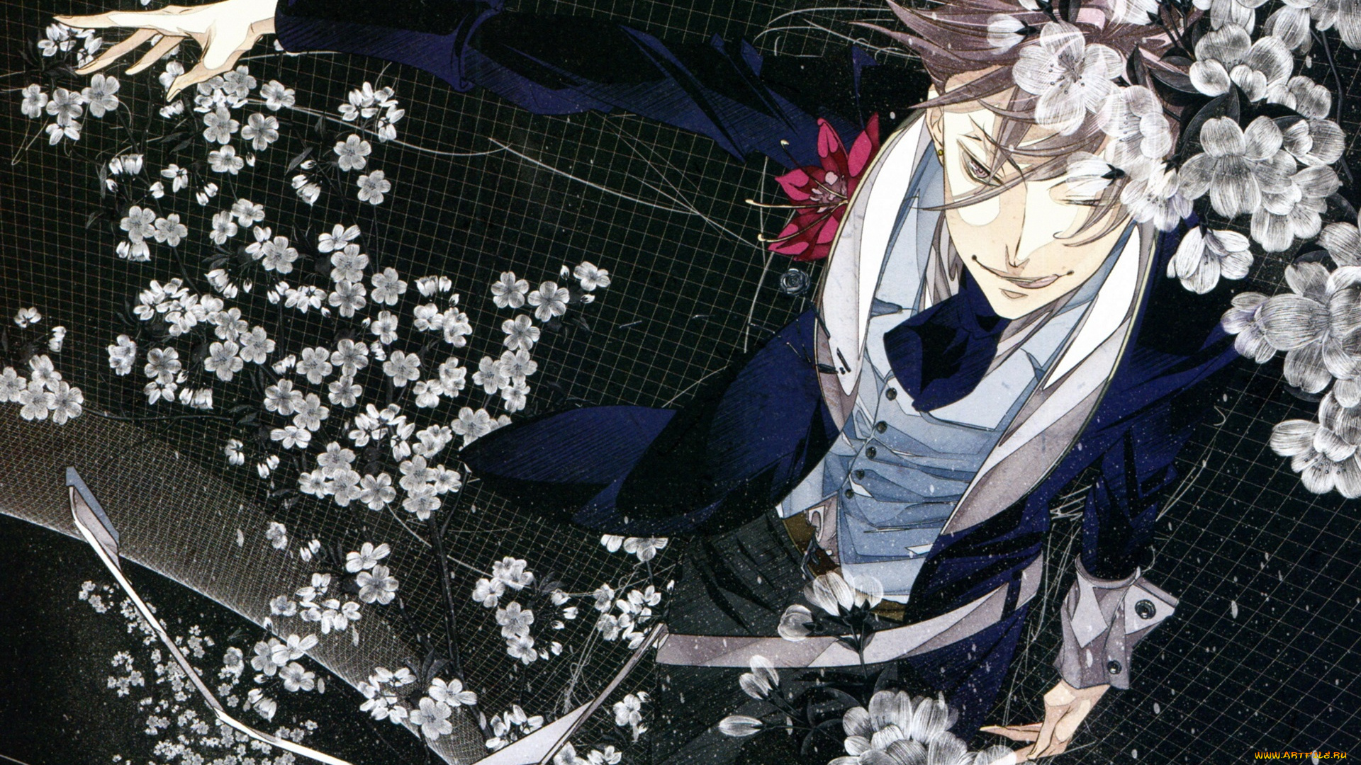 аниме, hana, awase, парень