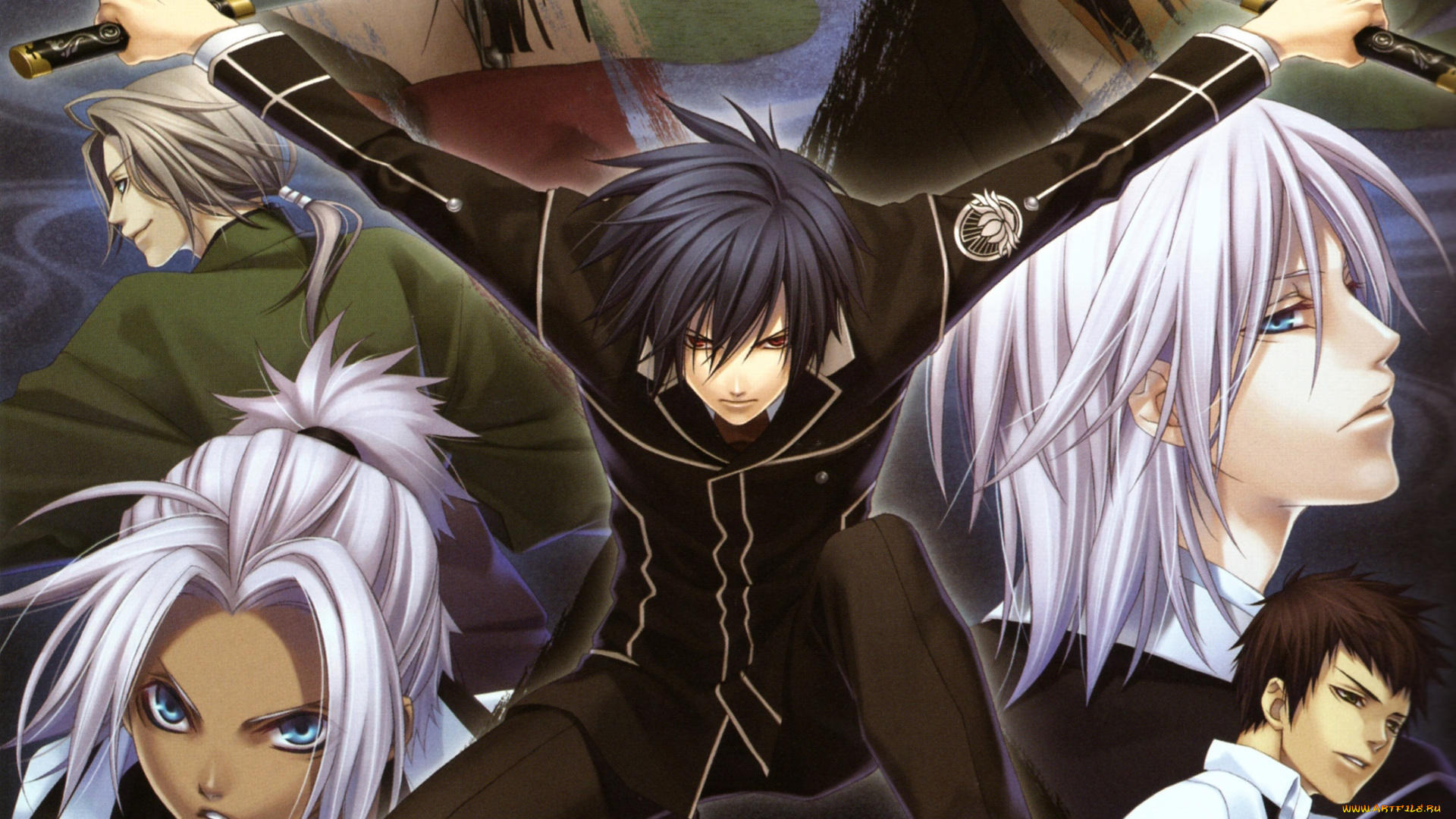 аниме, hiiro, no, kakera, парни