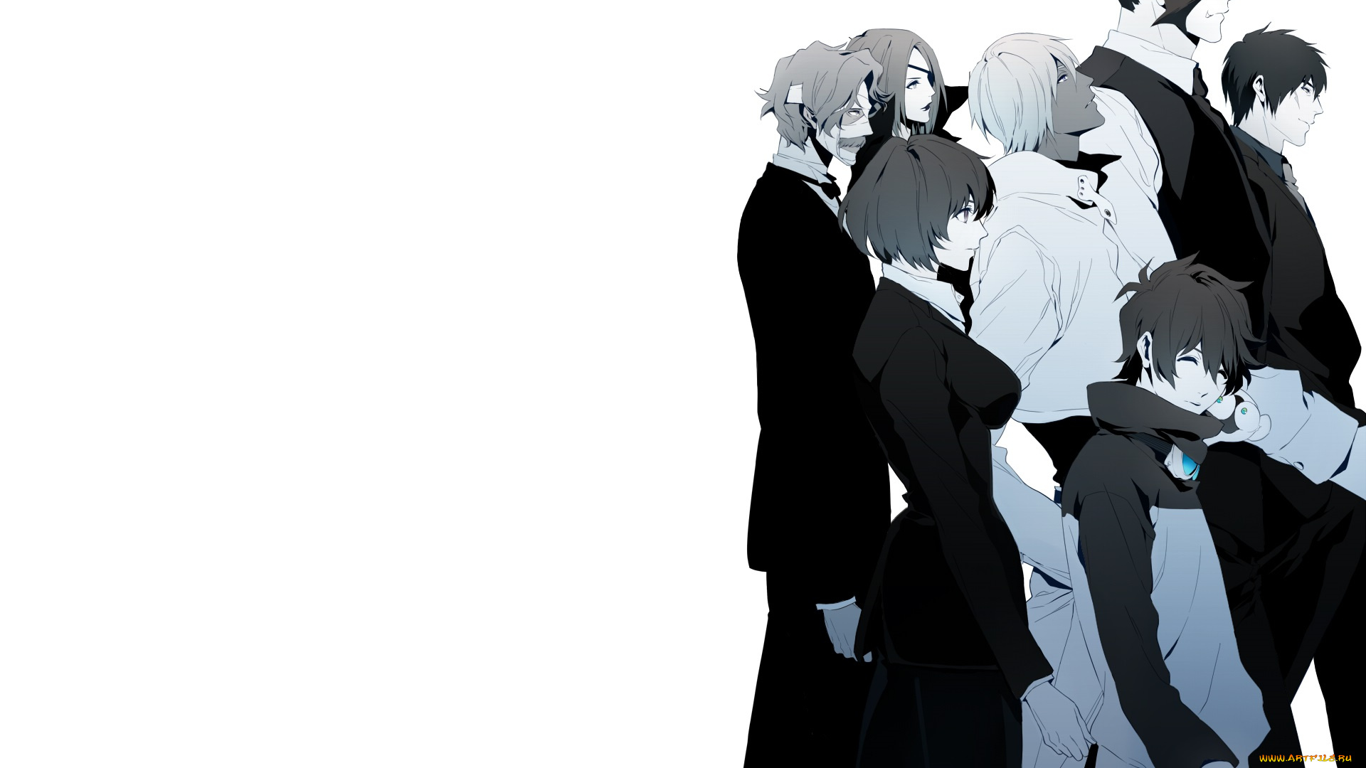 аниме, kekkai, sensen, персонажи