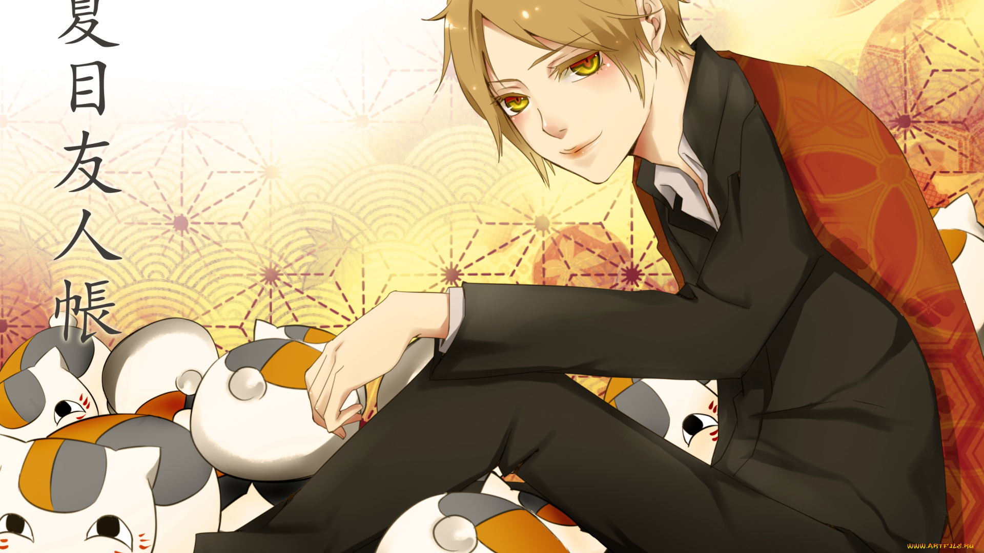 аниме, natsume, yuujinchou, тетрадь, дружбы