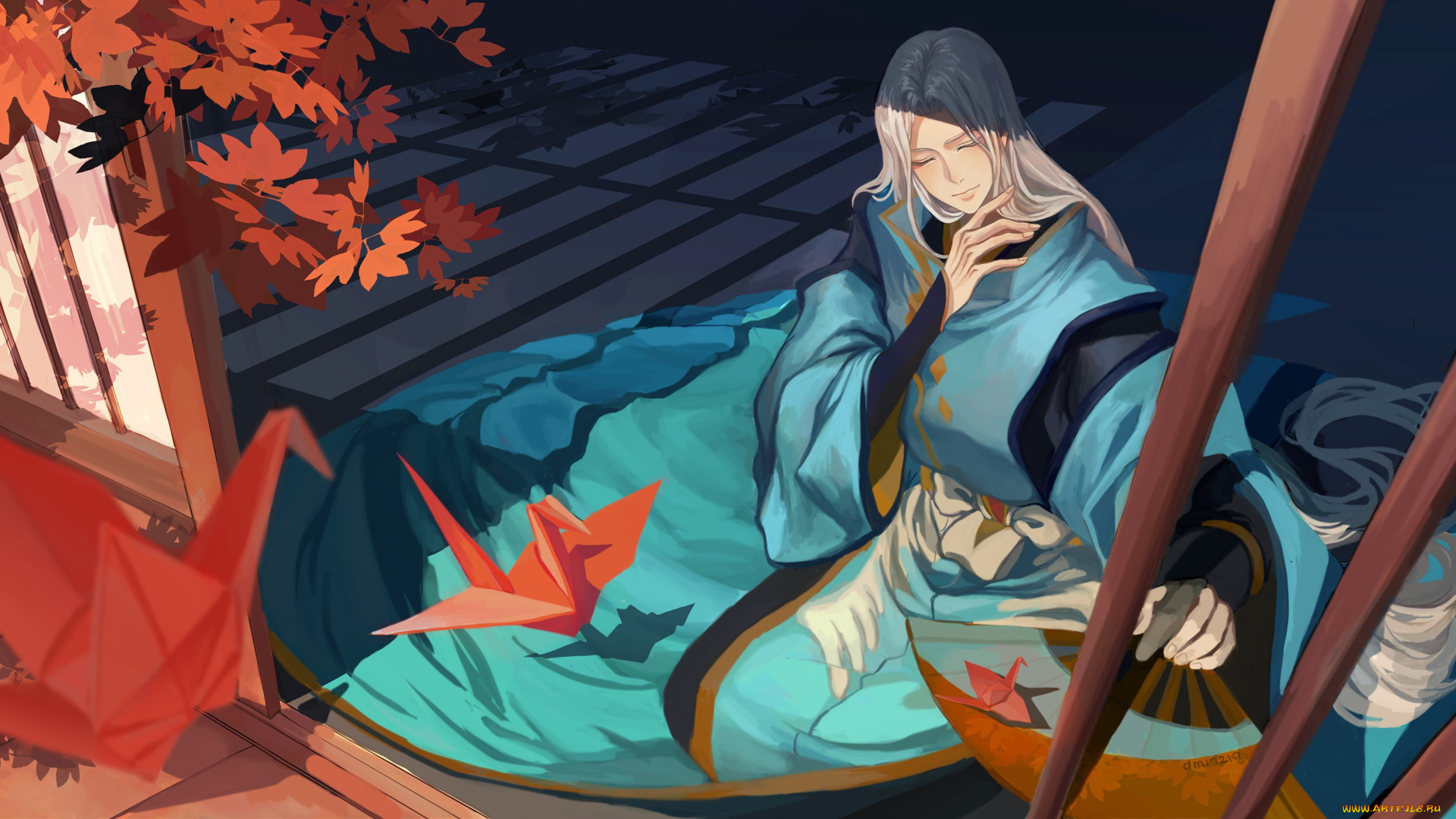 аниме, onmyouji, asiatic, anime, asian, oriental, japanese, kimono, man