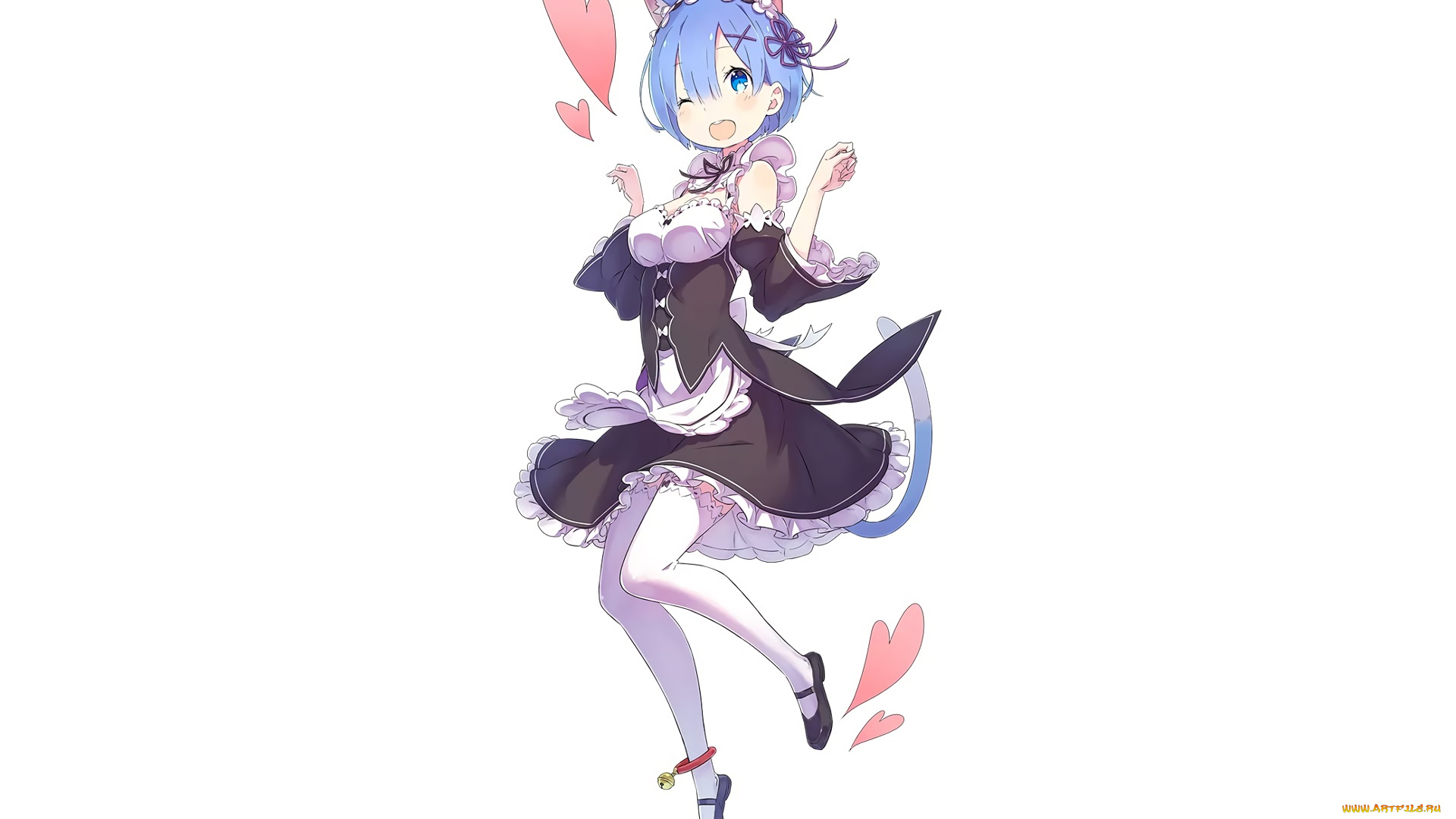 аниме, re, , zero, kara, hajimeru, isekai, seikatsu, взгляд, девушка, фон