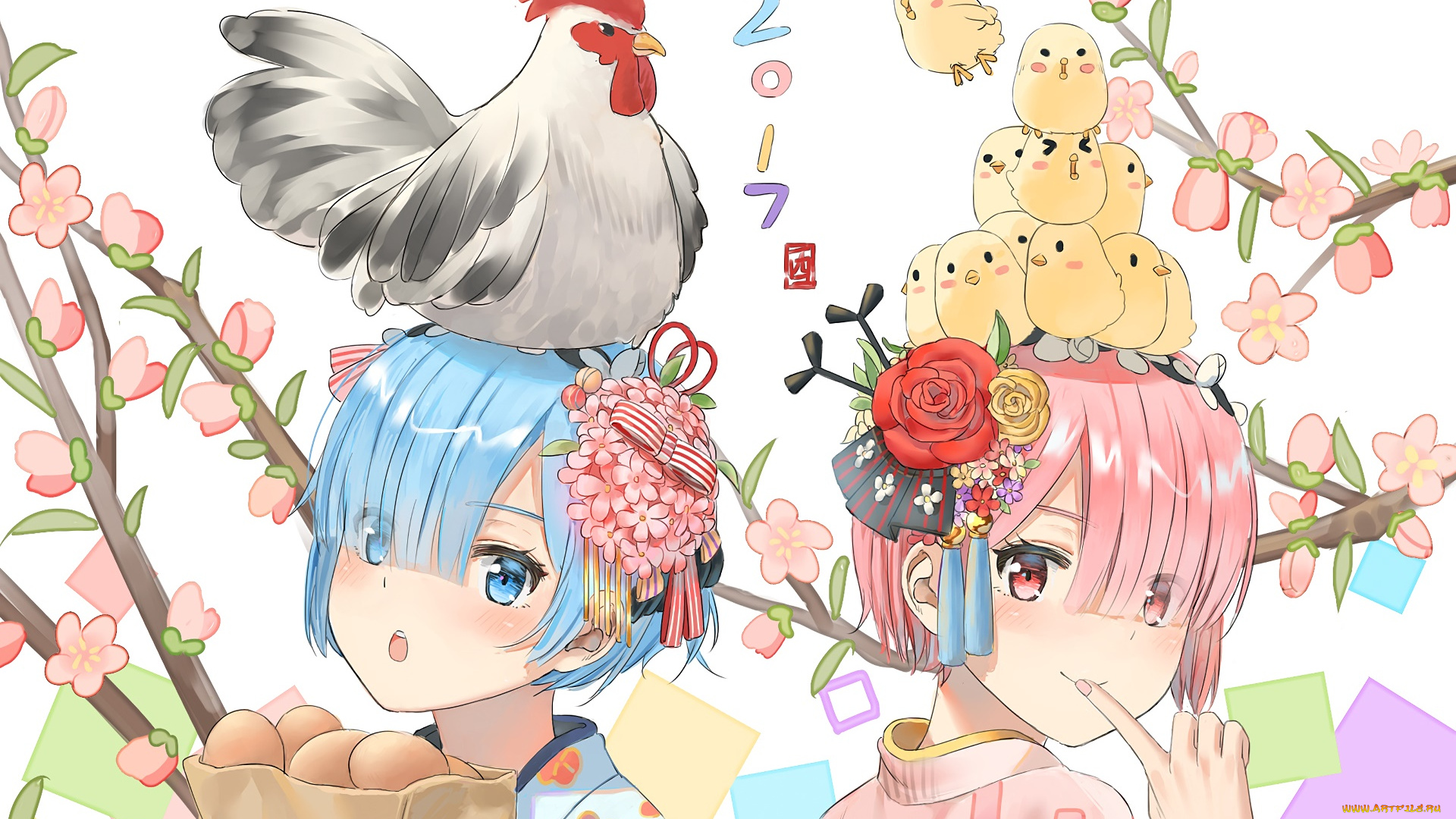 аниме, re, , zero, kara, hajimeru, isekai, seikatsu, взгляд, девушка, фон