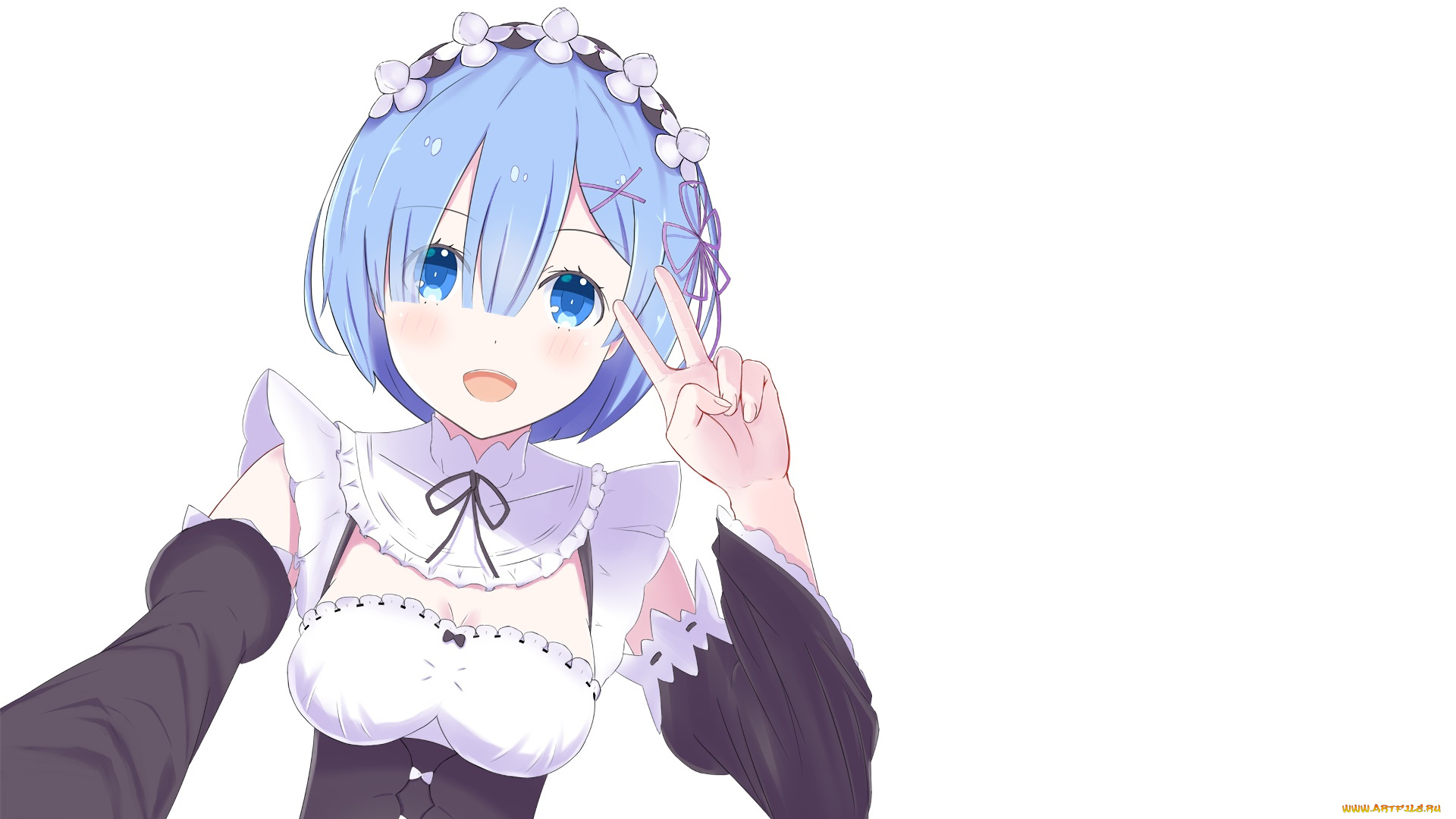 аниме, re, , zero, kara, hajimeru, isekai, seikatsu, фон, взгляд, девушка