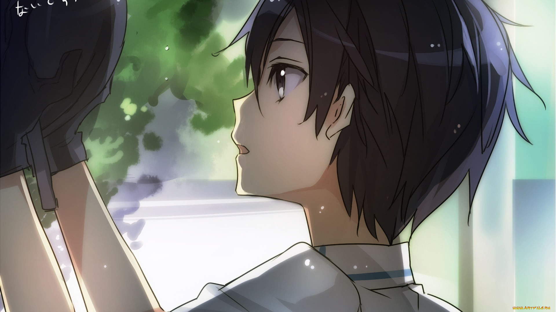 аниме, sword, art, online, фон, взгляд, парень