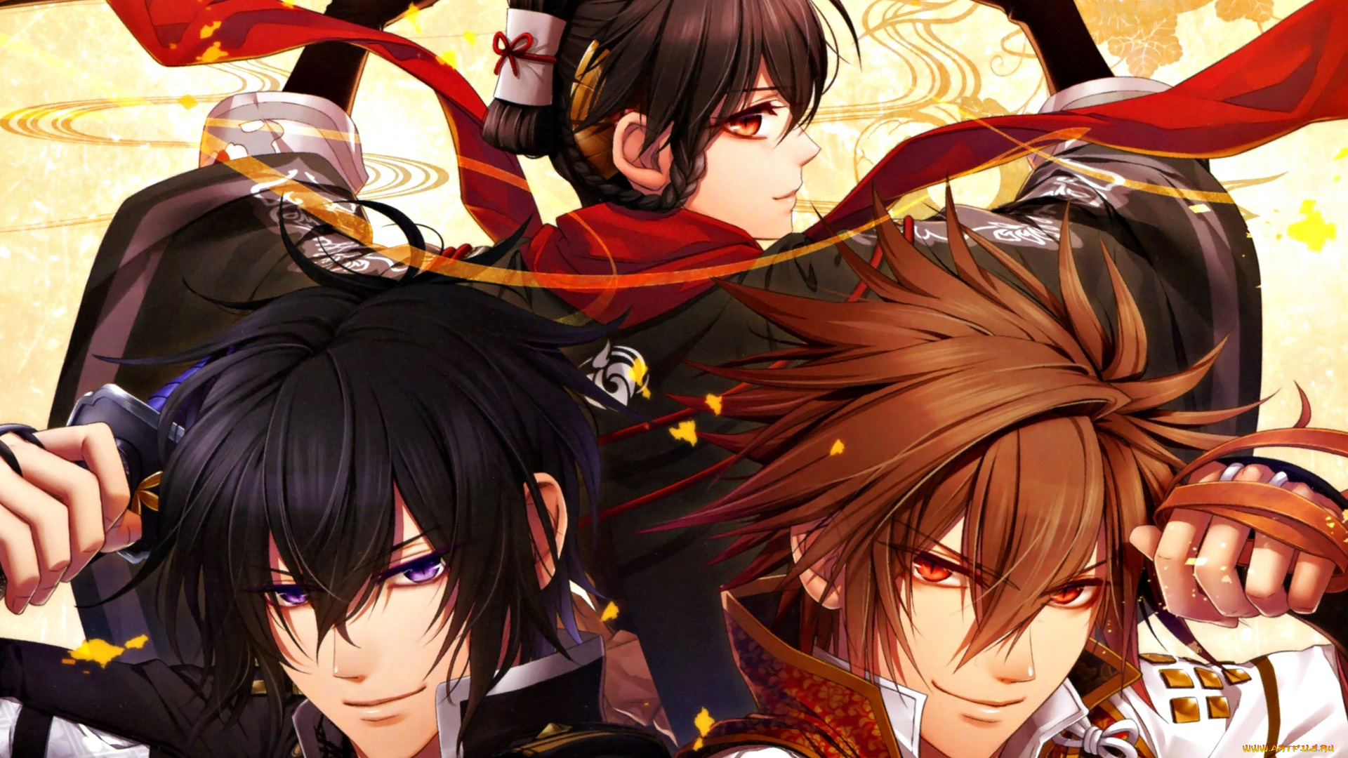 аниме, toki, no, kizuna, девушка