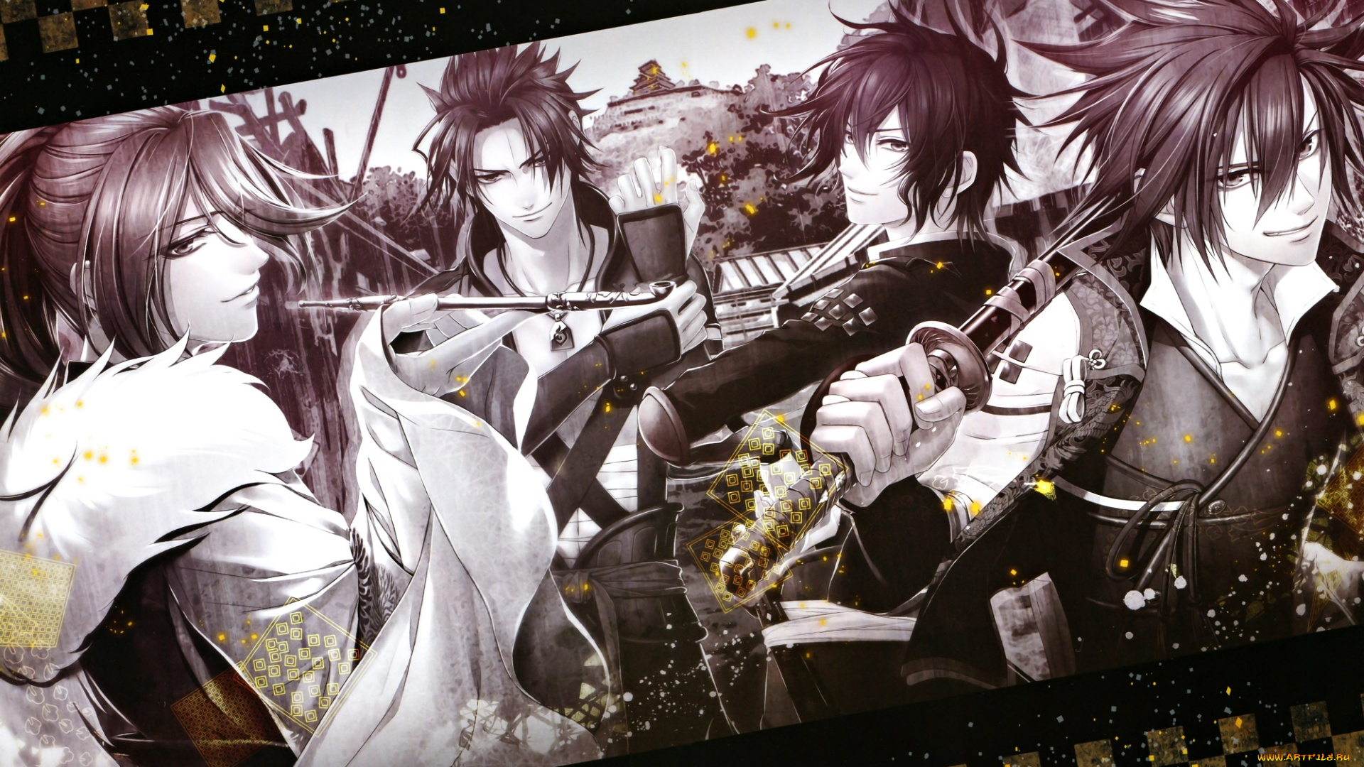 аниме, toki, no, kizuna, парни