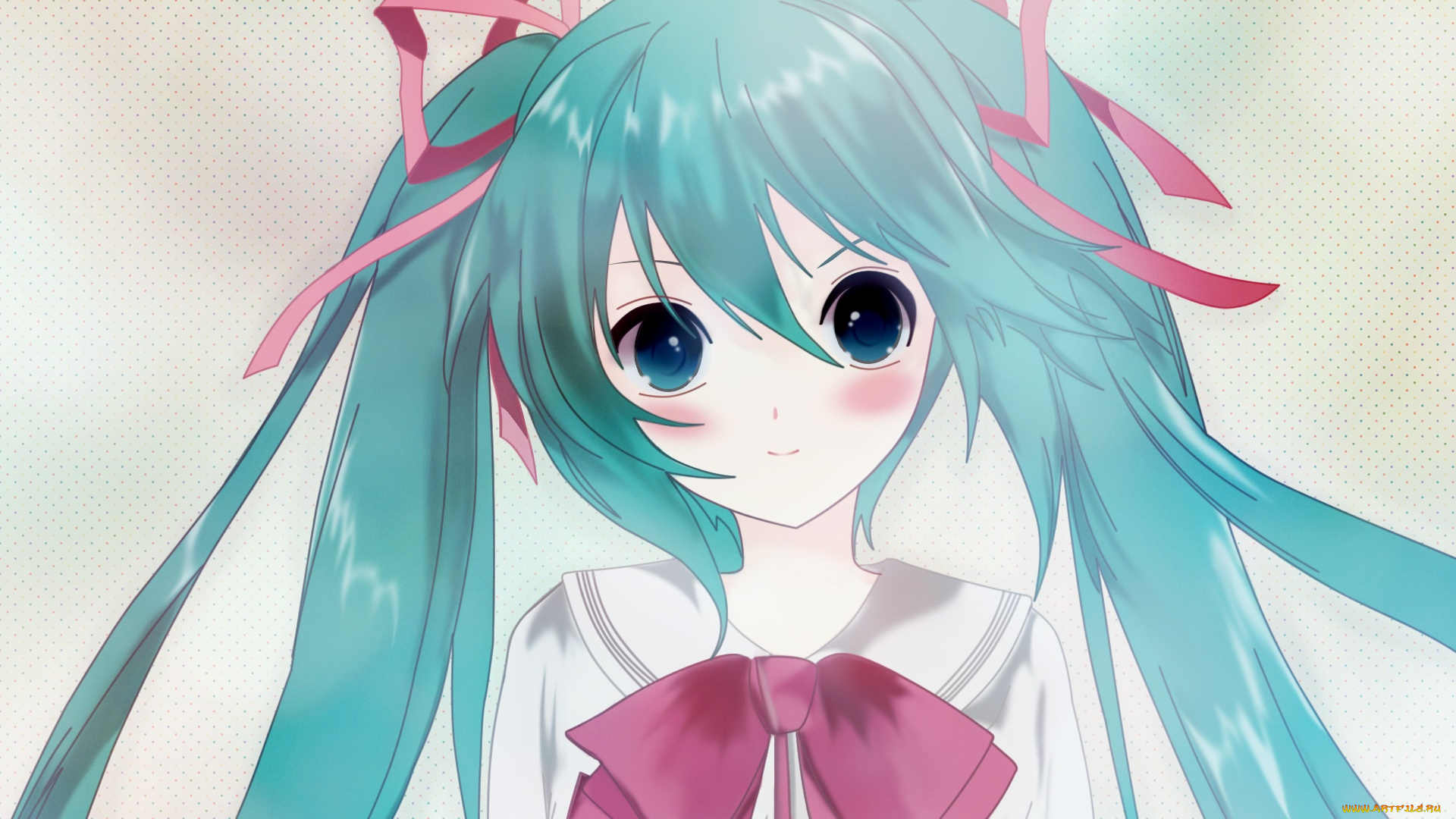 аниме, vocaloid, фон, взгляд, девушка