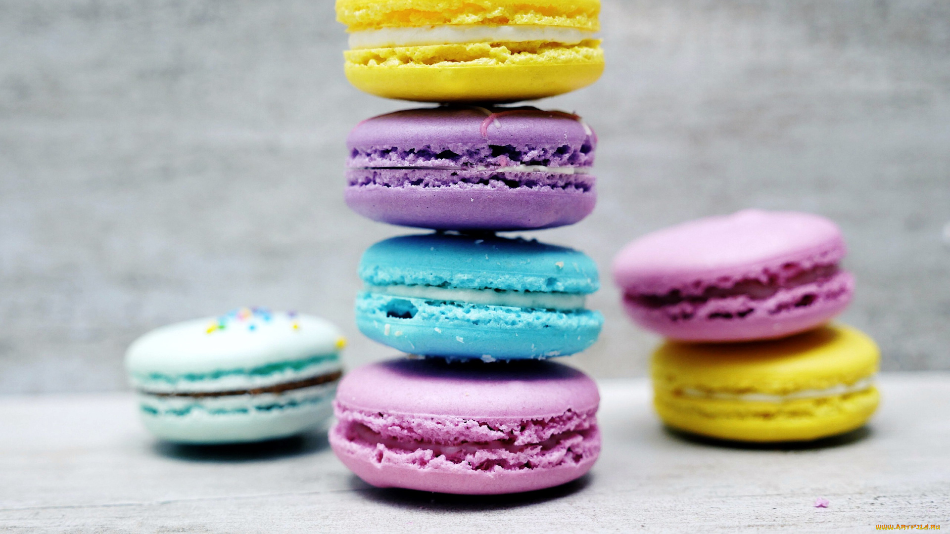 еда, макаруны, лакомство