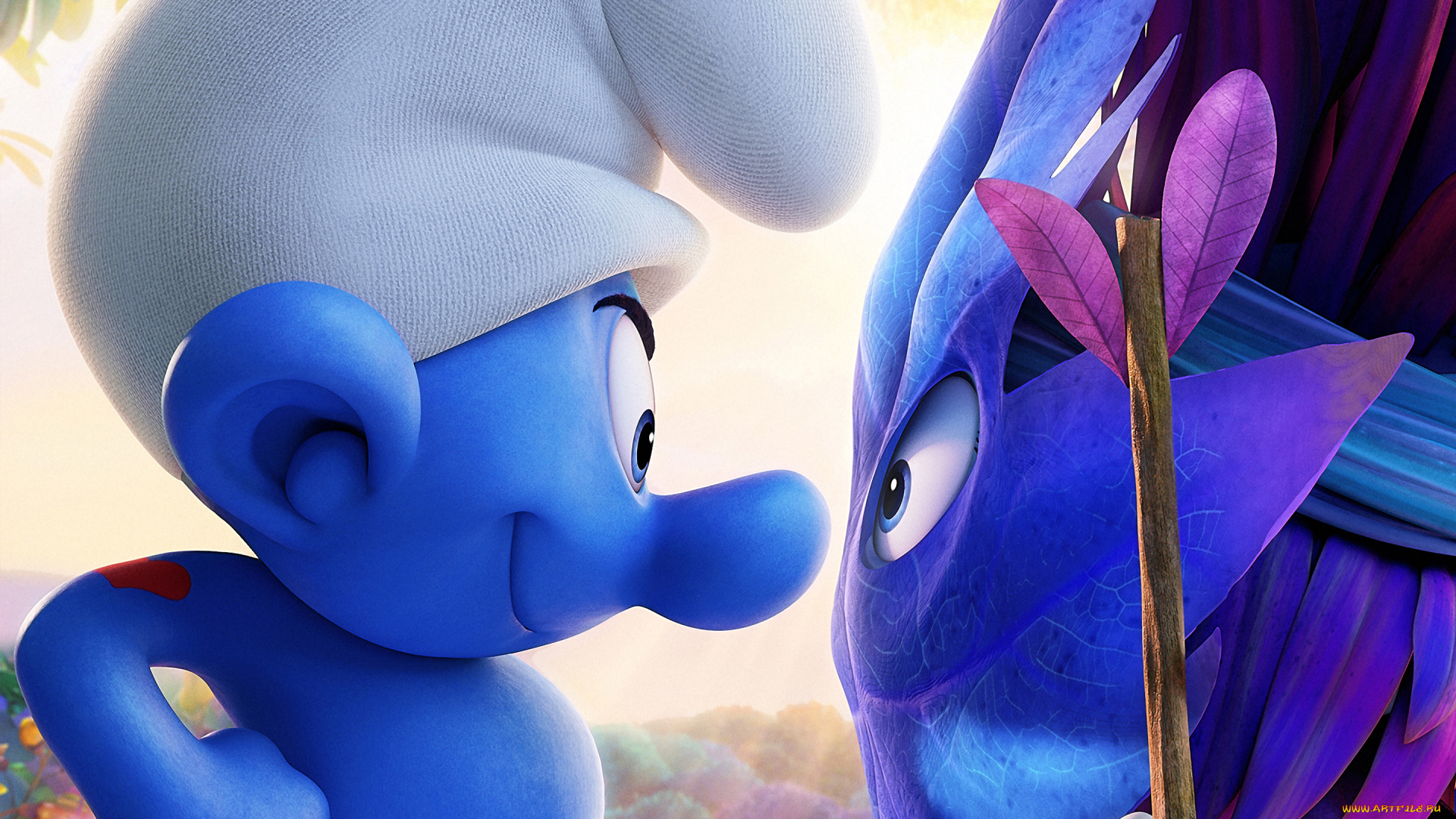 мультфильмы, smurfs, , the, lost, village, the, lost, village