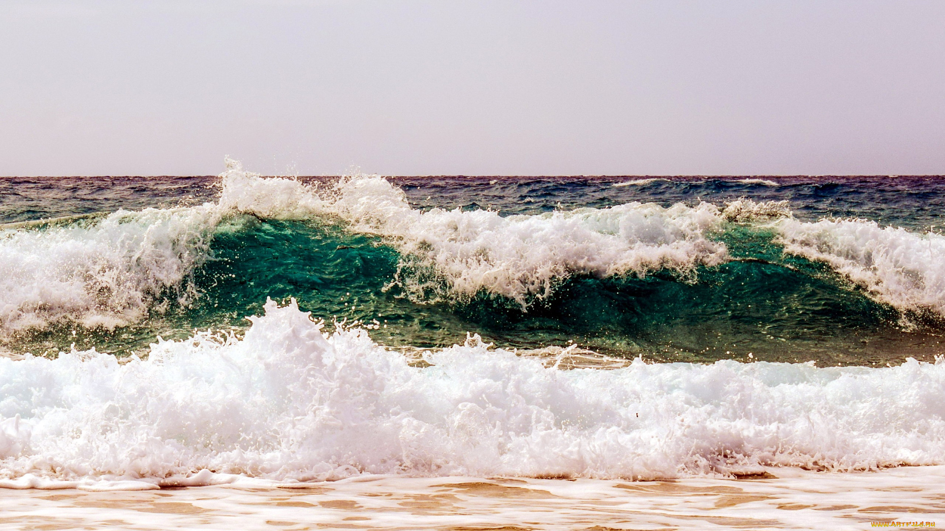 природа, моря, океаны, волны