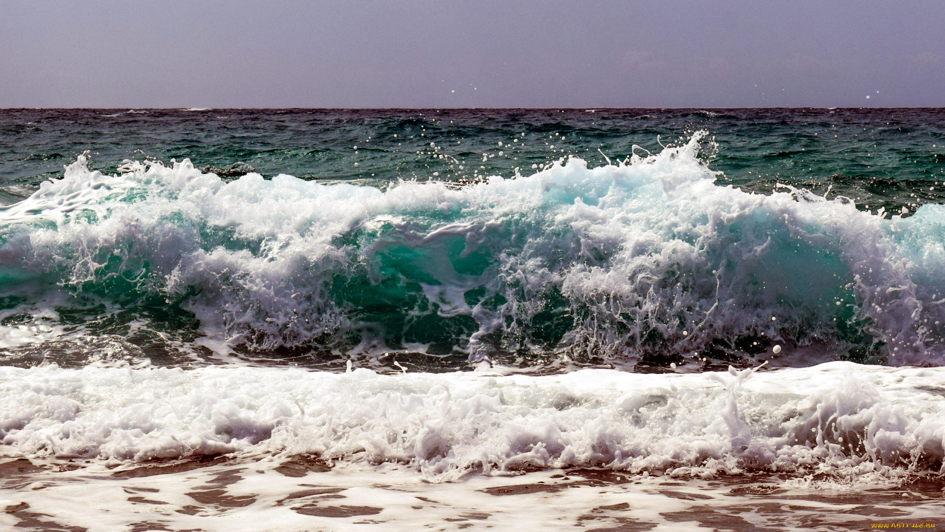 природа, моря, океаны, волны
