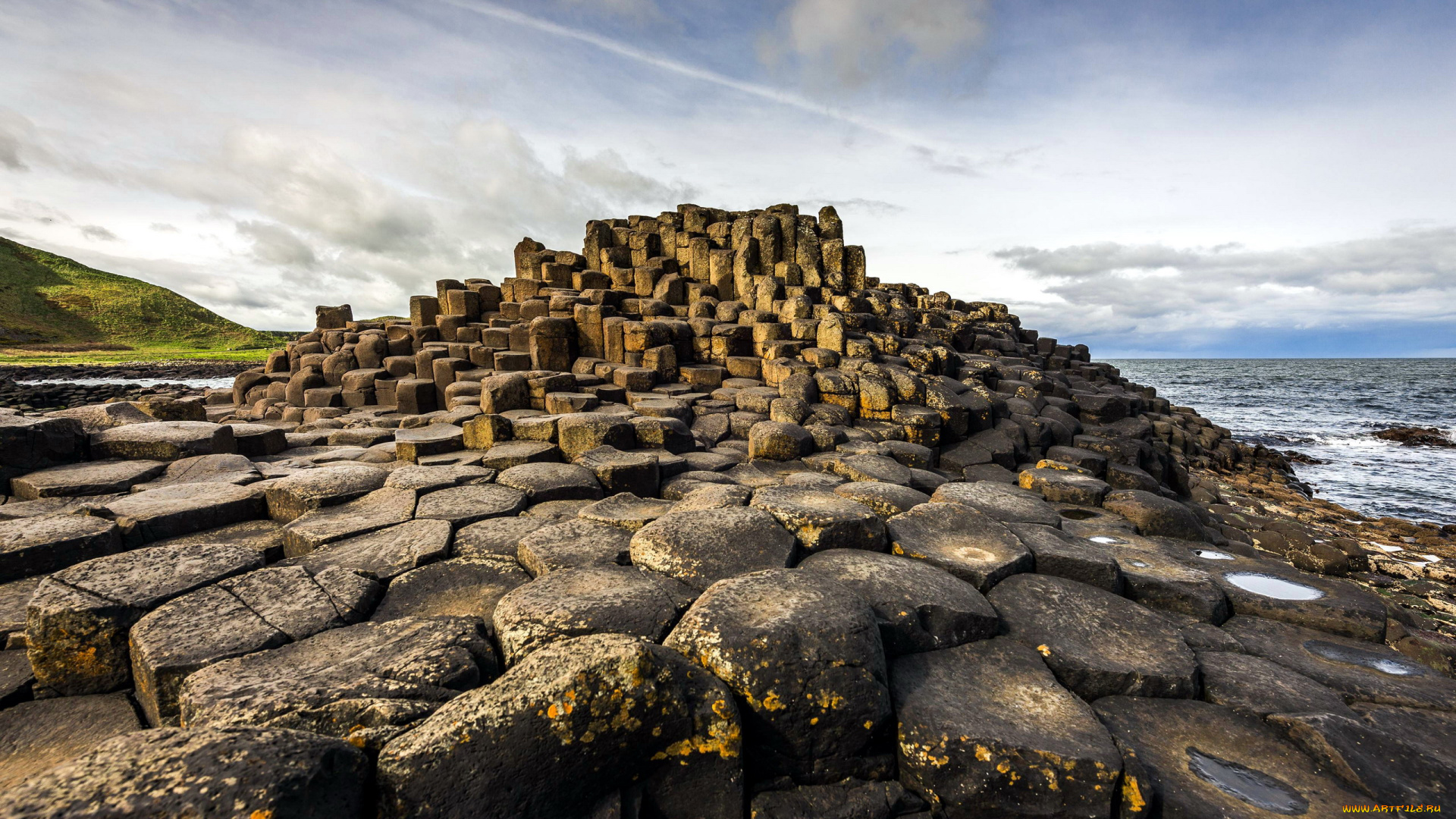 природа, побережье, камни