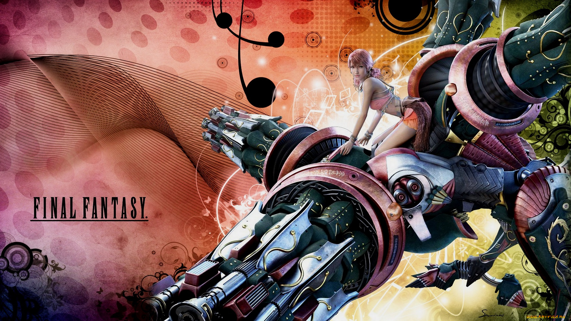 видео, игры, final, fantasy, xiii, девушка