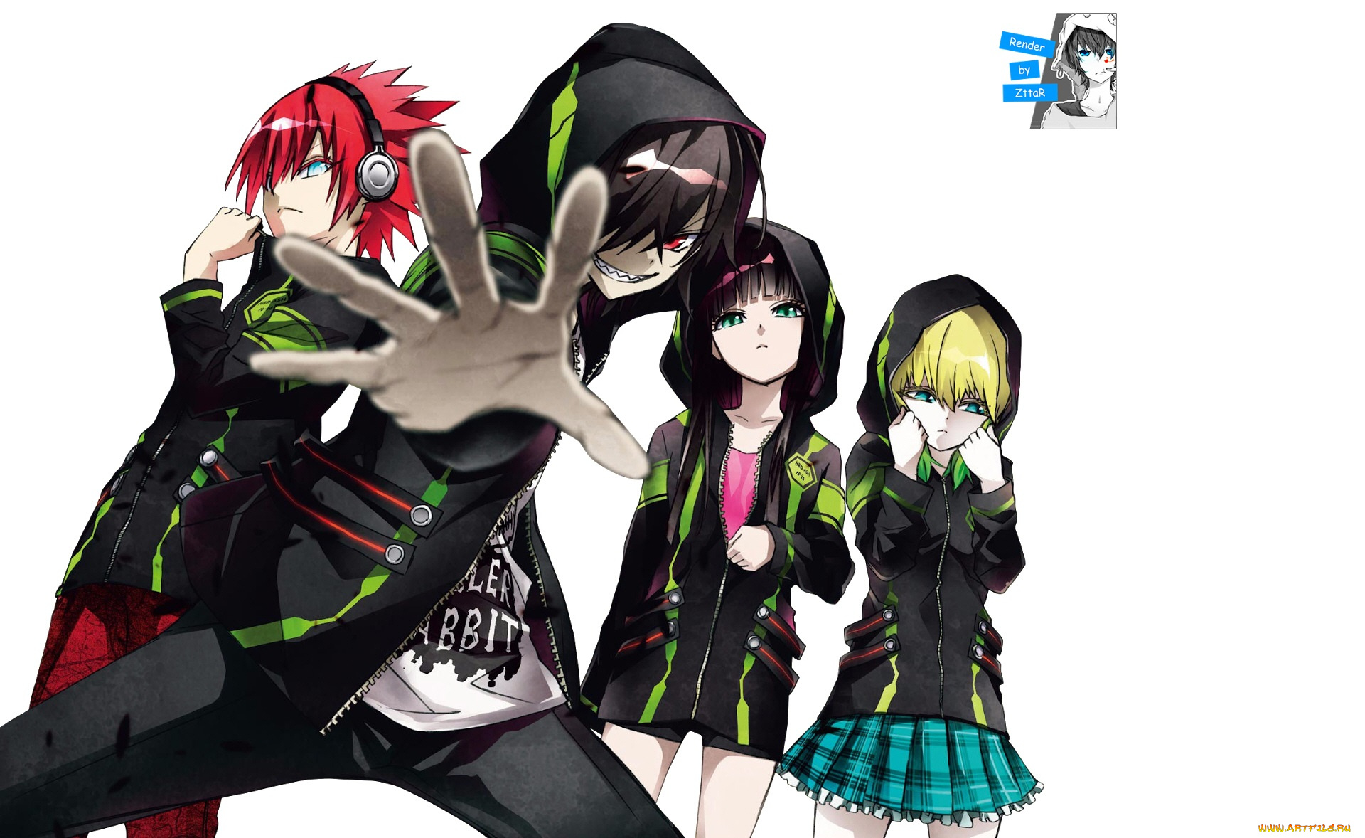 аниме, sousei, no, onmyouji, шимон, бенио, рокуро