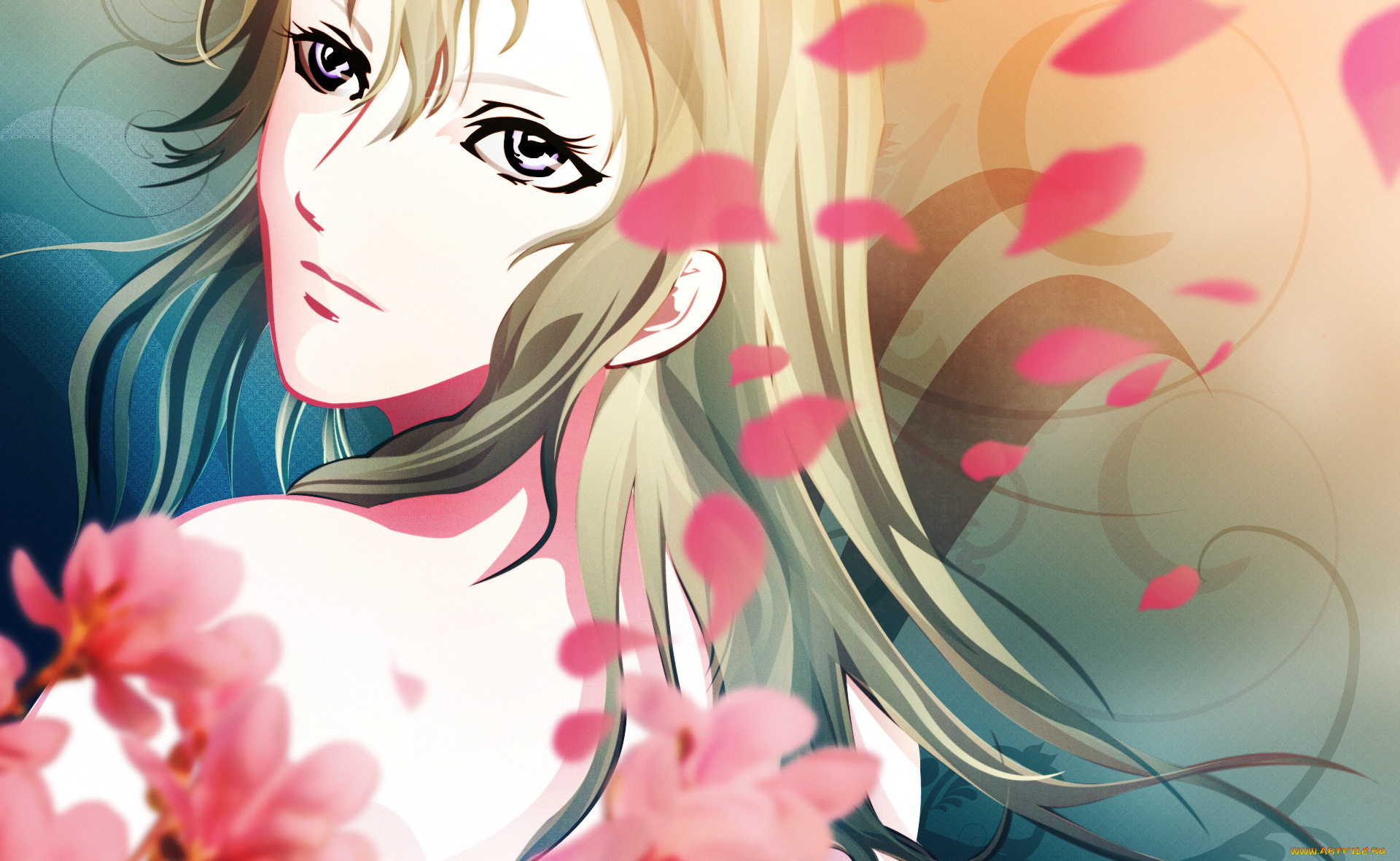 аниме, claymore, фон, девушка, арт