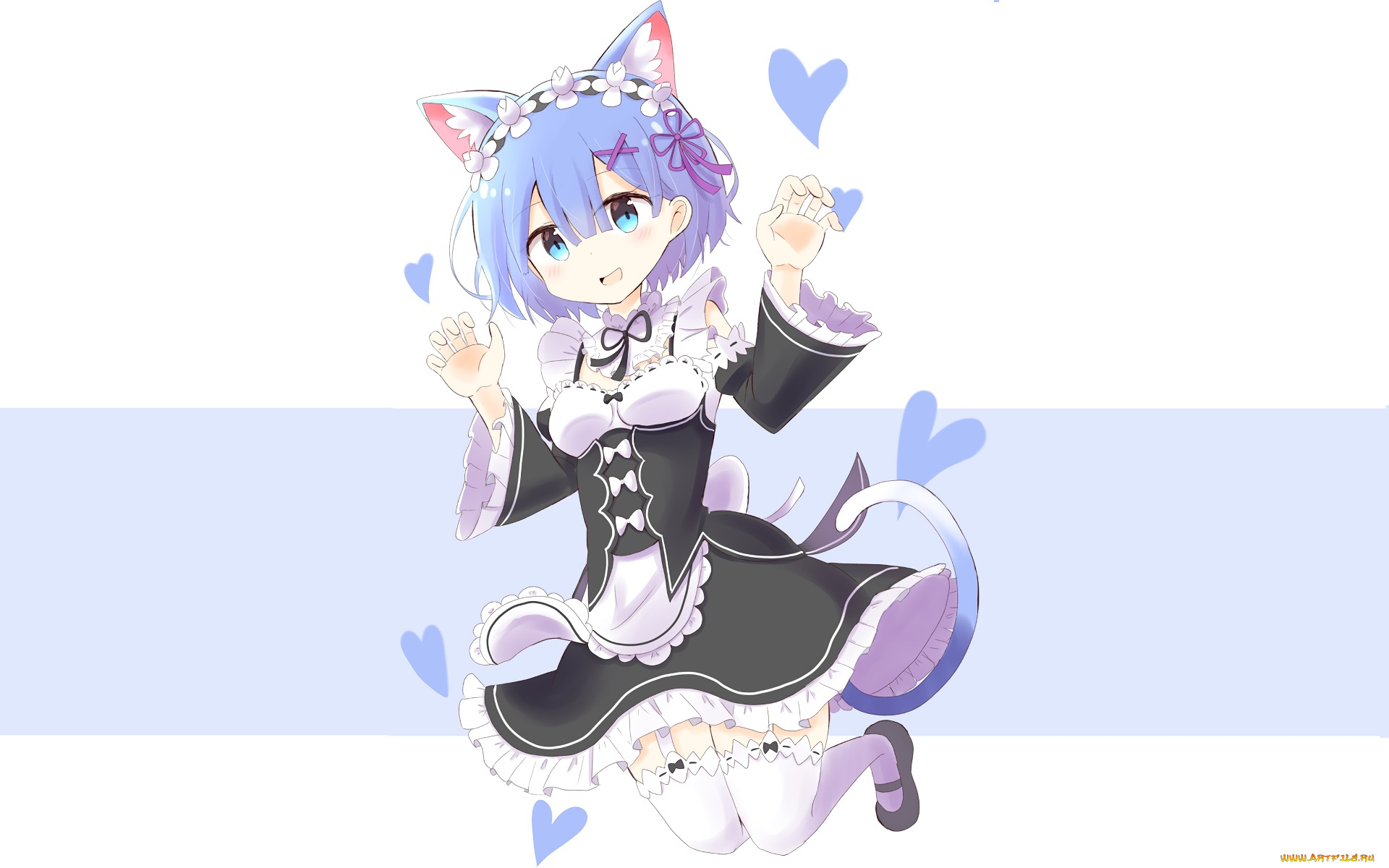 аниме, re, , zero, kara, hajimeru, isekai, seikatsu, взгляд, девушка, фон
