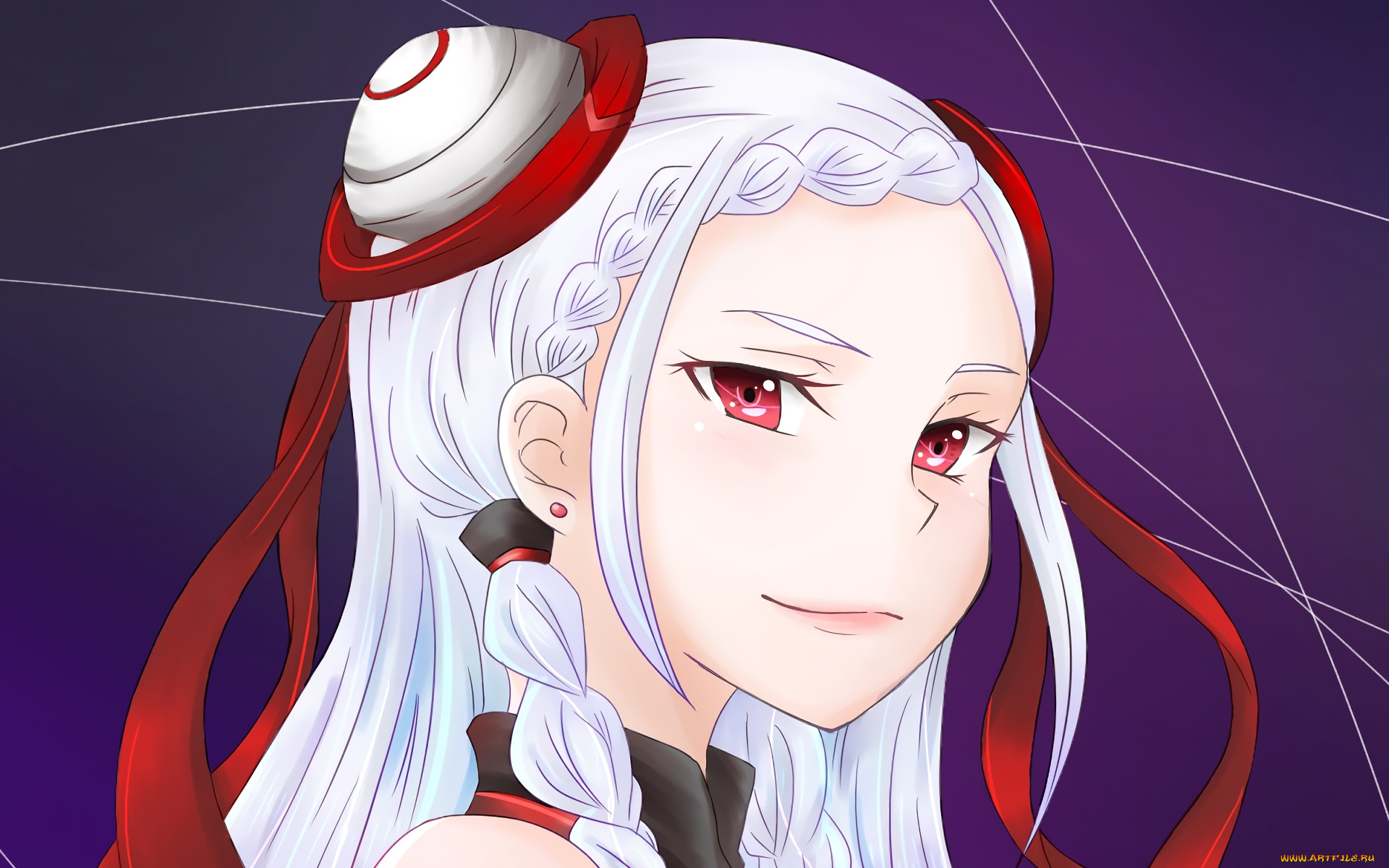 аниме, sword, art, online, девушка, взгляд, фон