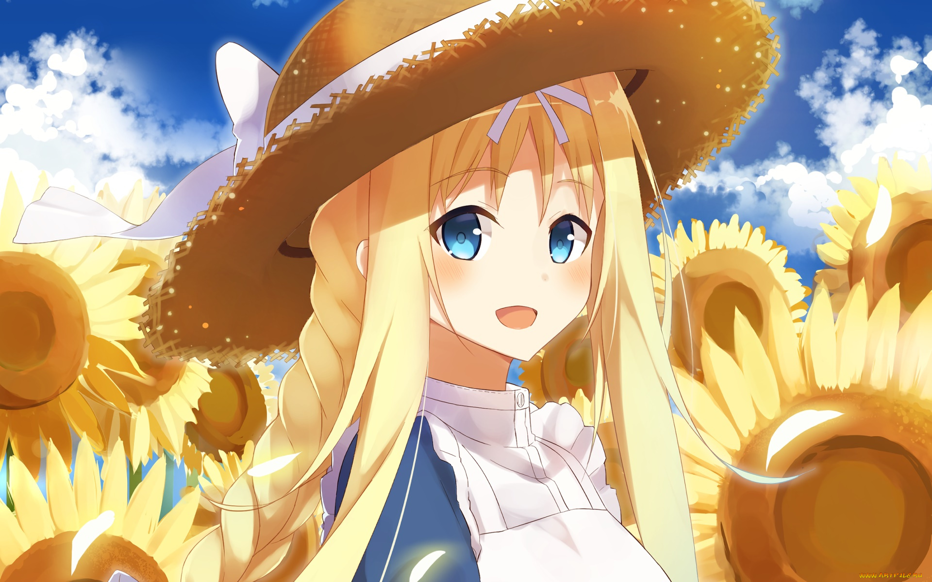 аниме, sword, art, online, взгляд, девушка, фон