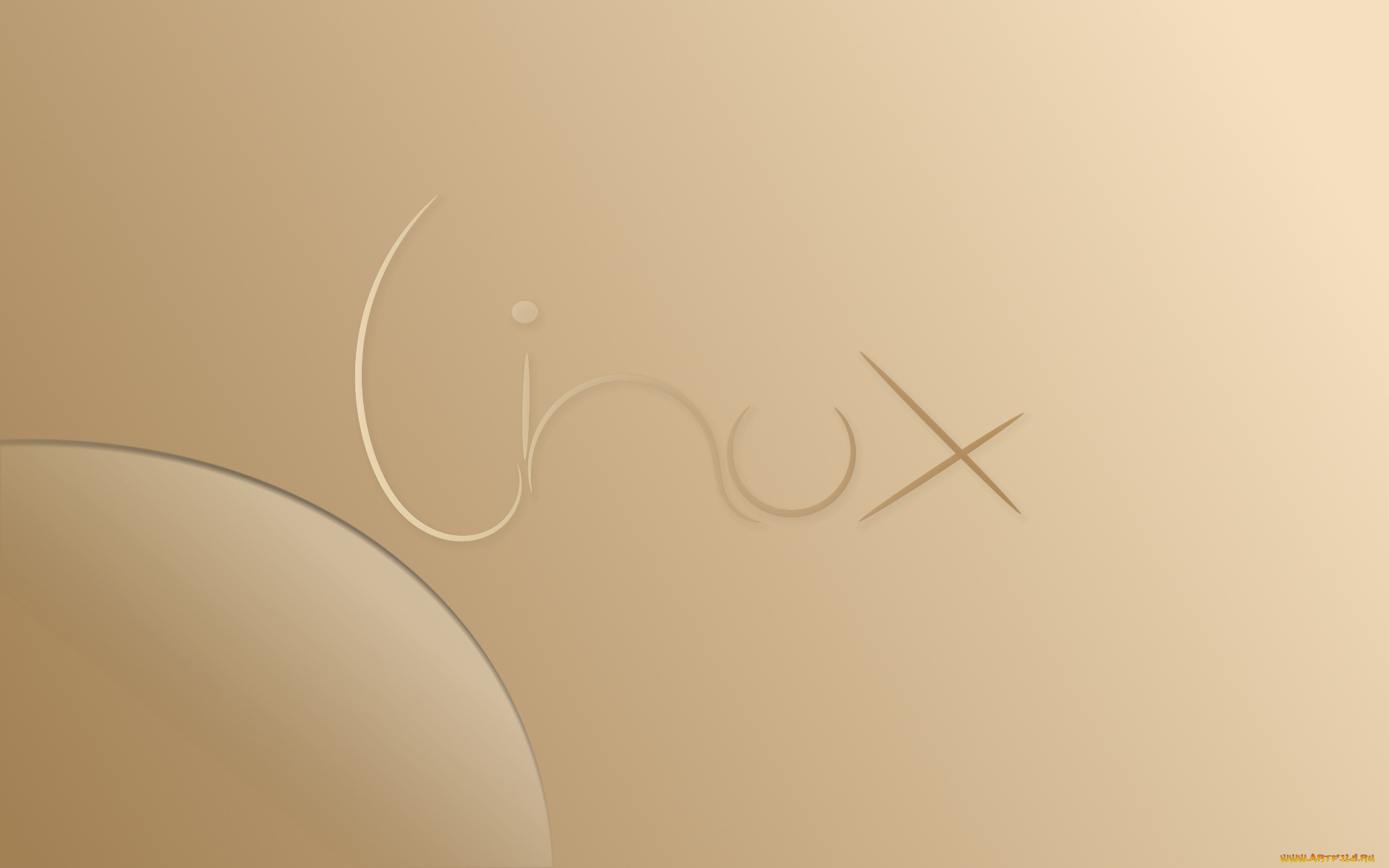 компьютеры, linux, логотип, фон