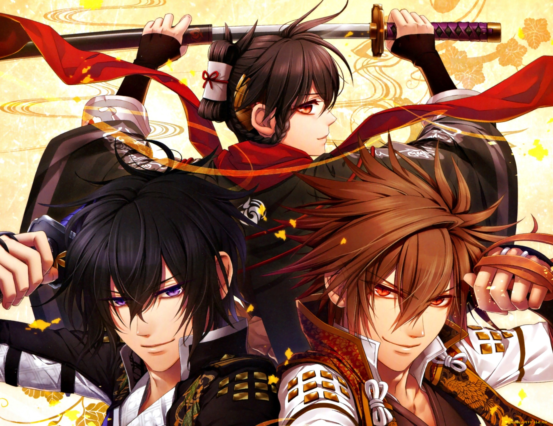 аниме, toki, no, kizuna, девушка