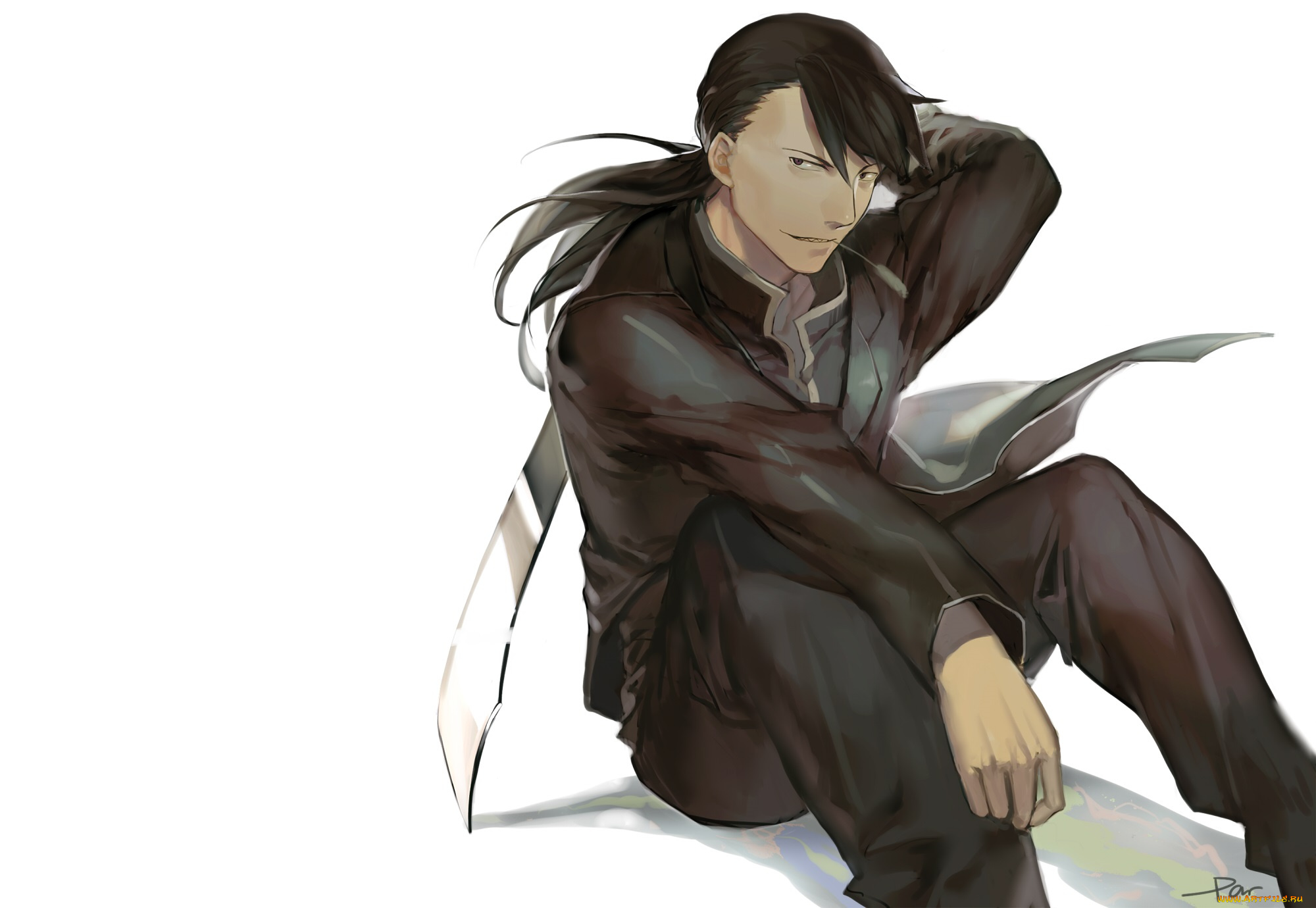 аниме, fullmetal, alchemist, парень