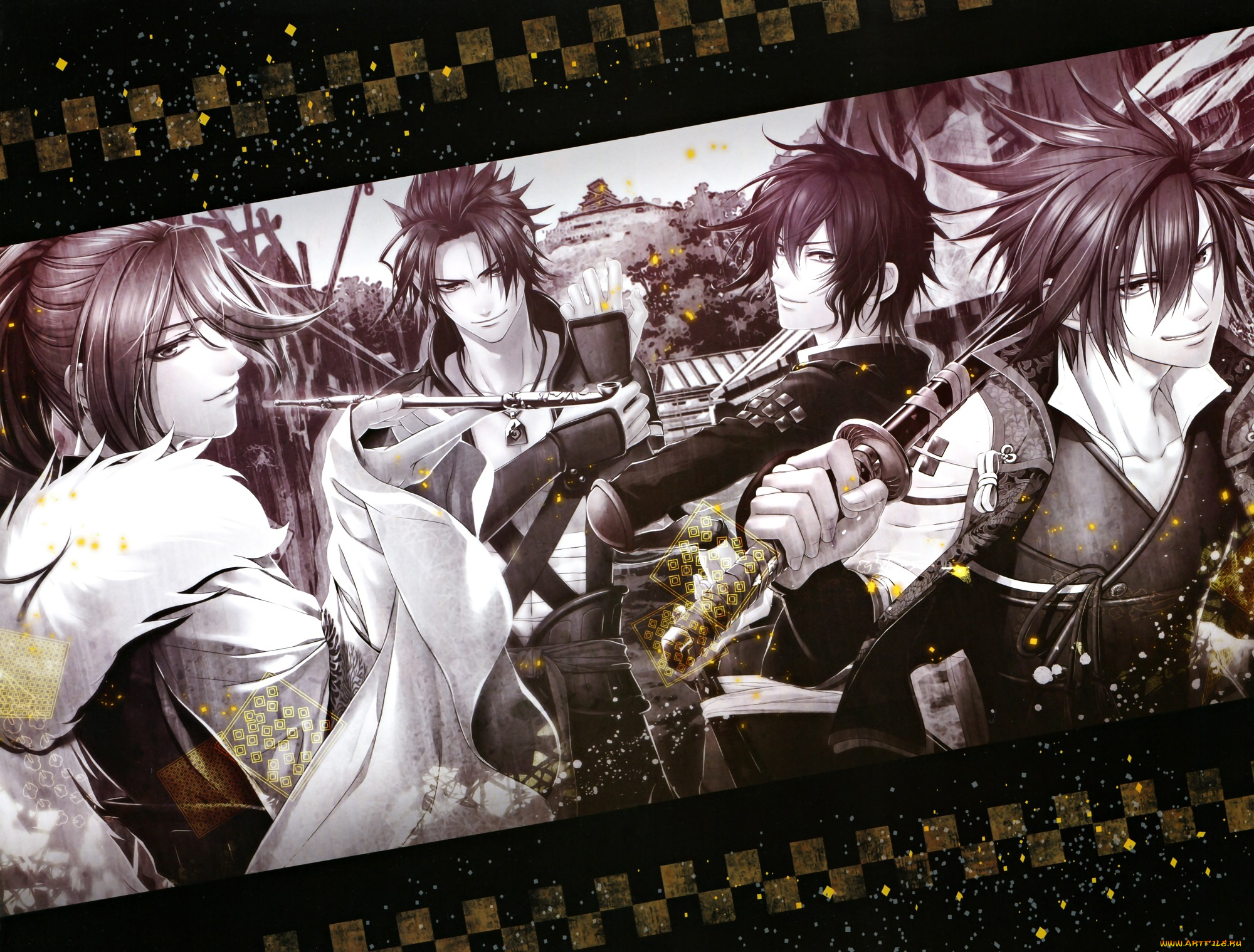 аниме, toki, no, kizuna, парни