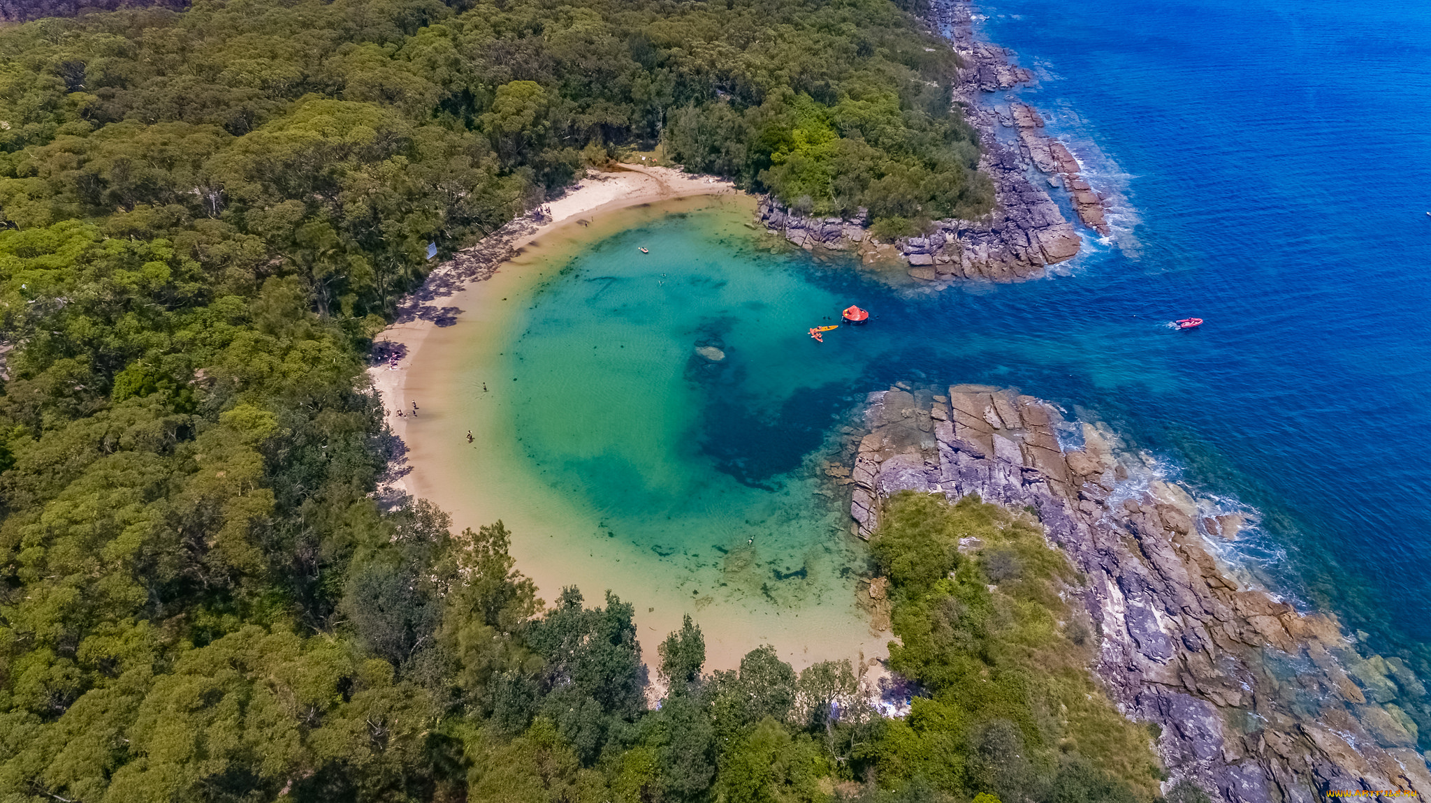 природа, побережье, простор