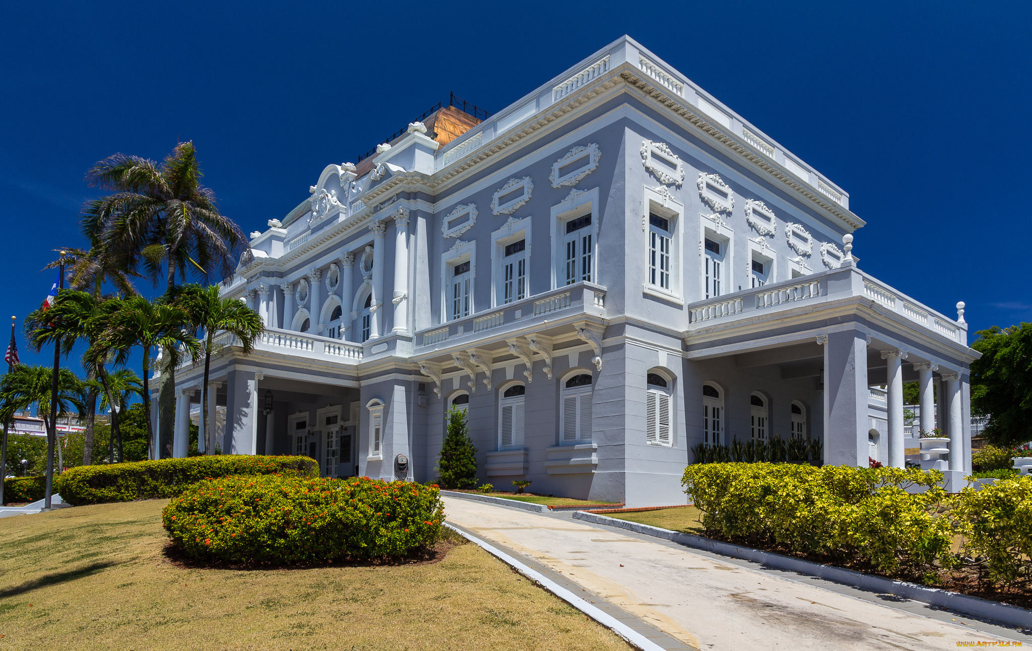 antiguo, casino, de, puerto, rico, города, -, здания, , дома, особняк
