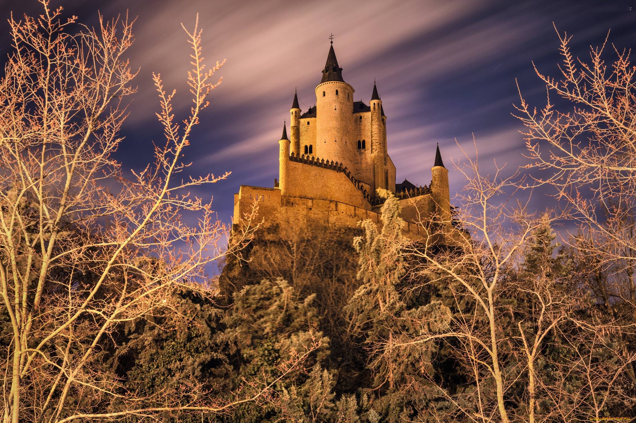 города, -, дворцы, , замки, , крепости, замок, холм