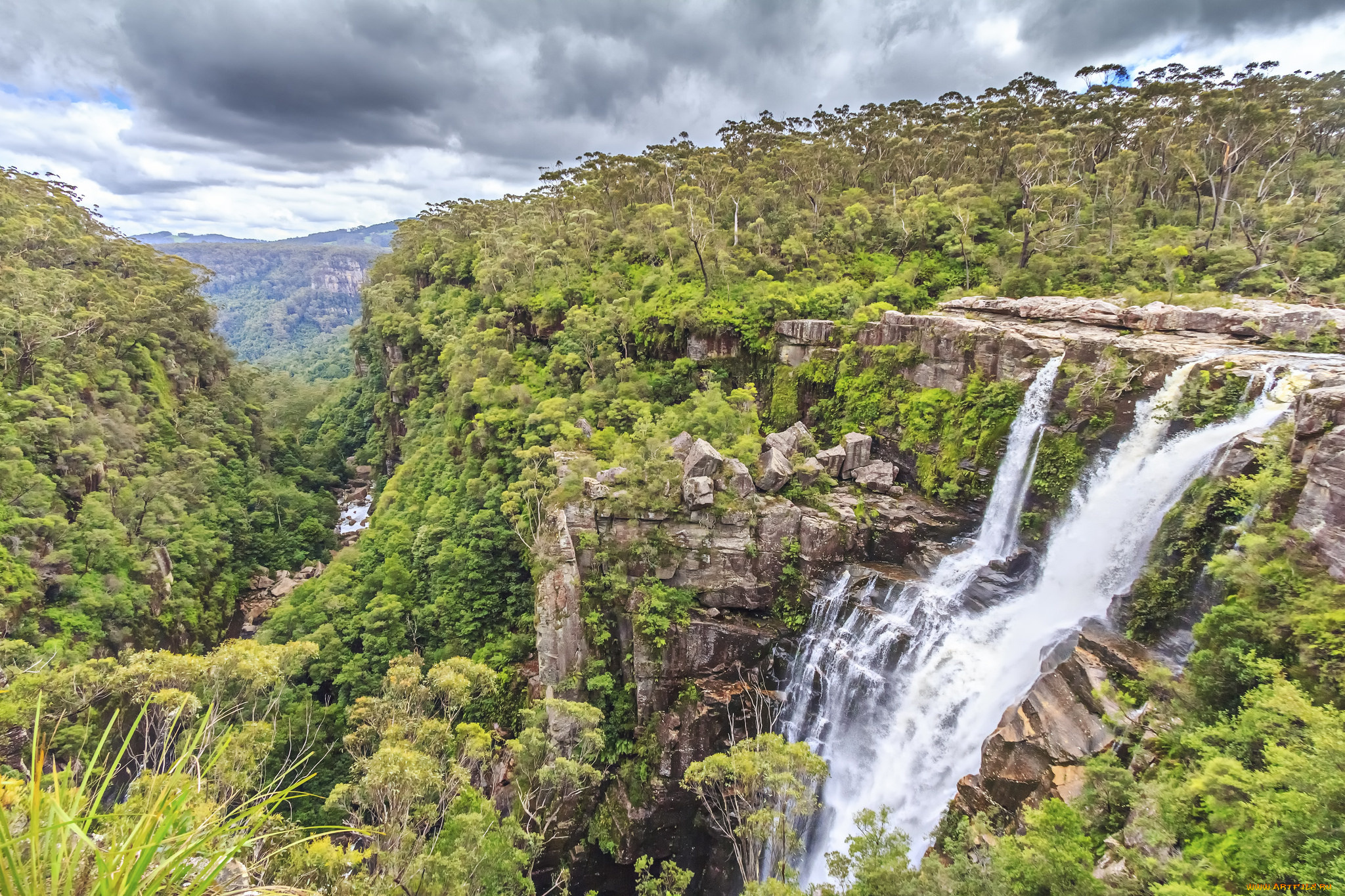 природа, водопады, простор