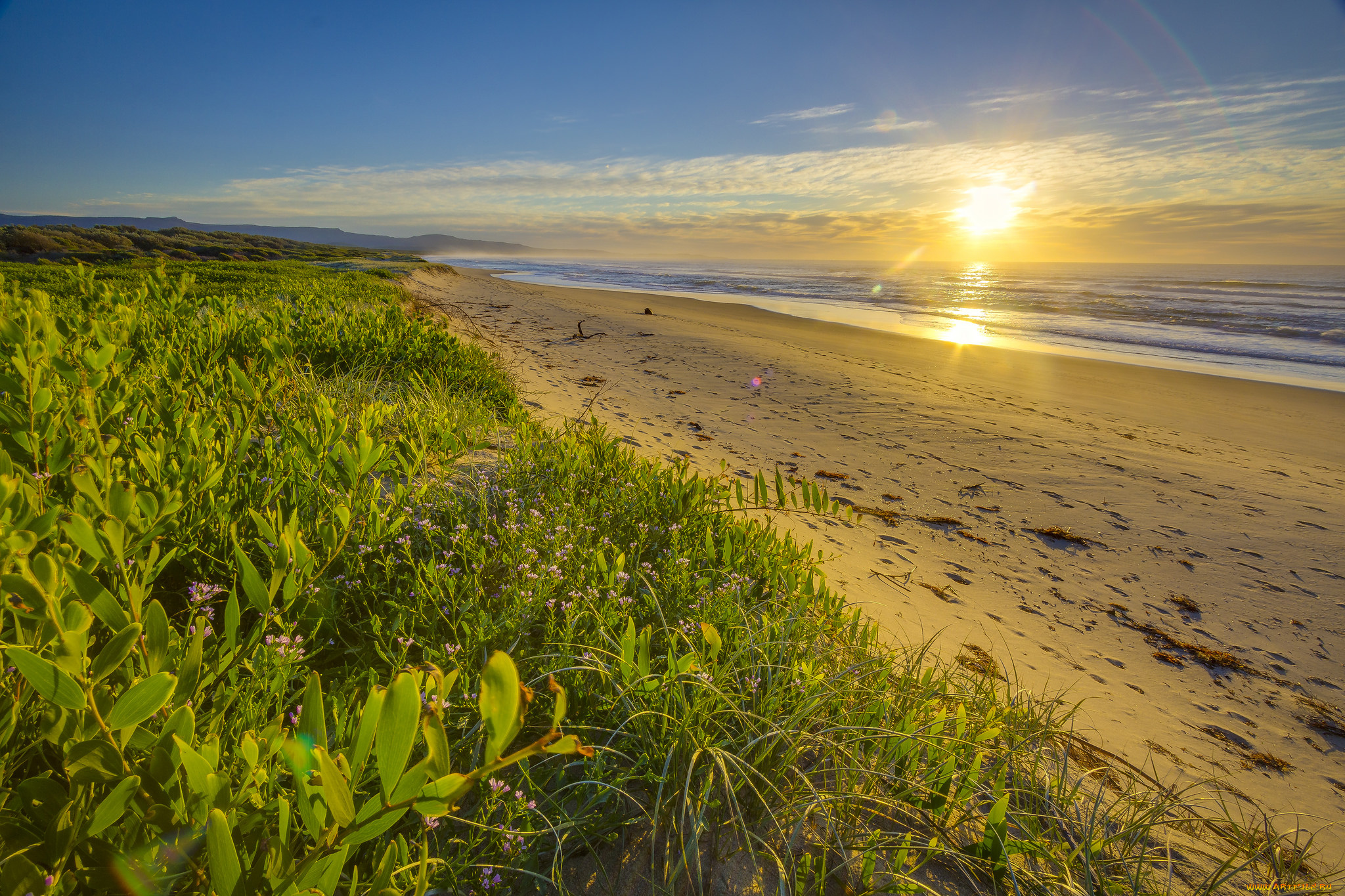 природа, восходы, закаты, простор
