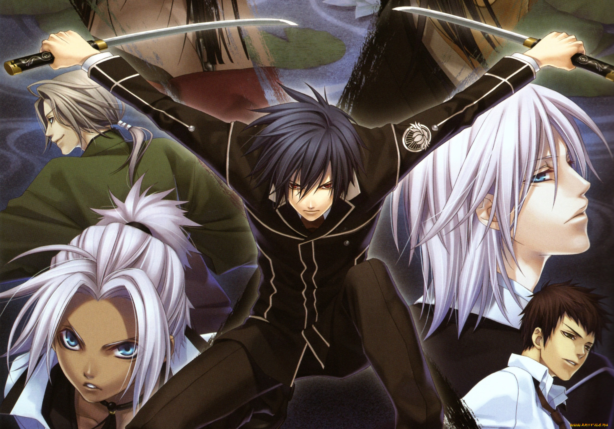 аниме, hiiro, no, kakera, парни