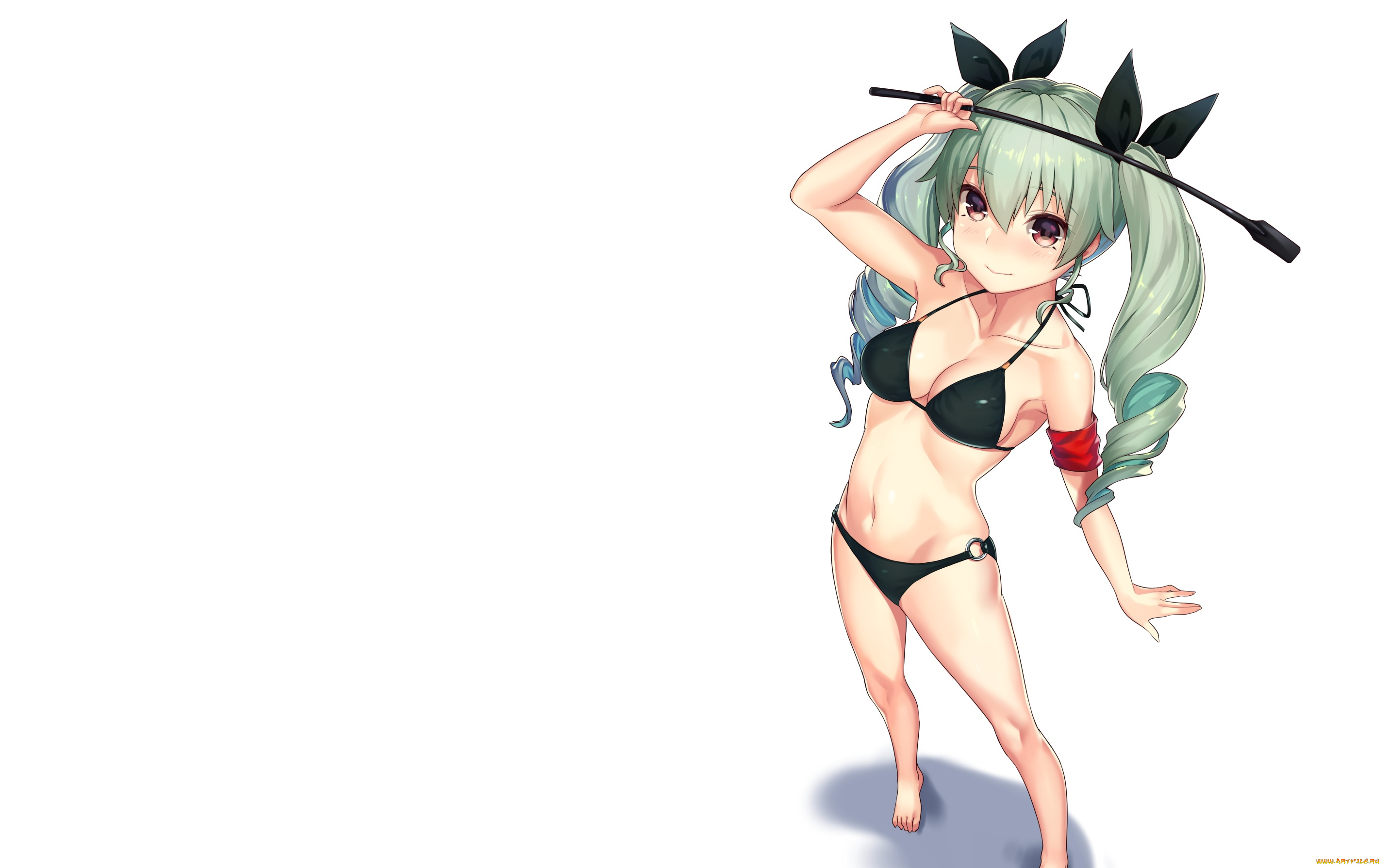 аниме, unknown, , другое, взгляд, фон, девушка