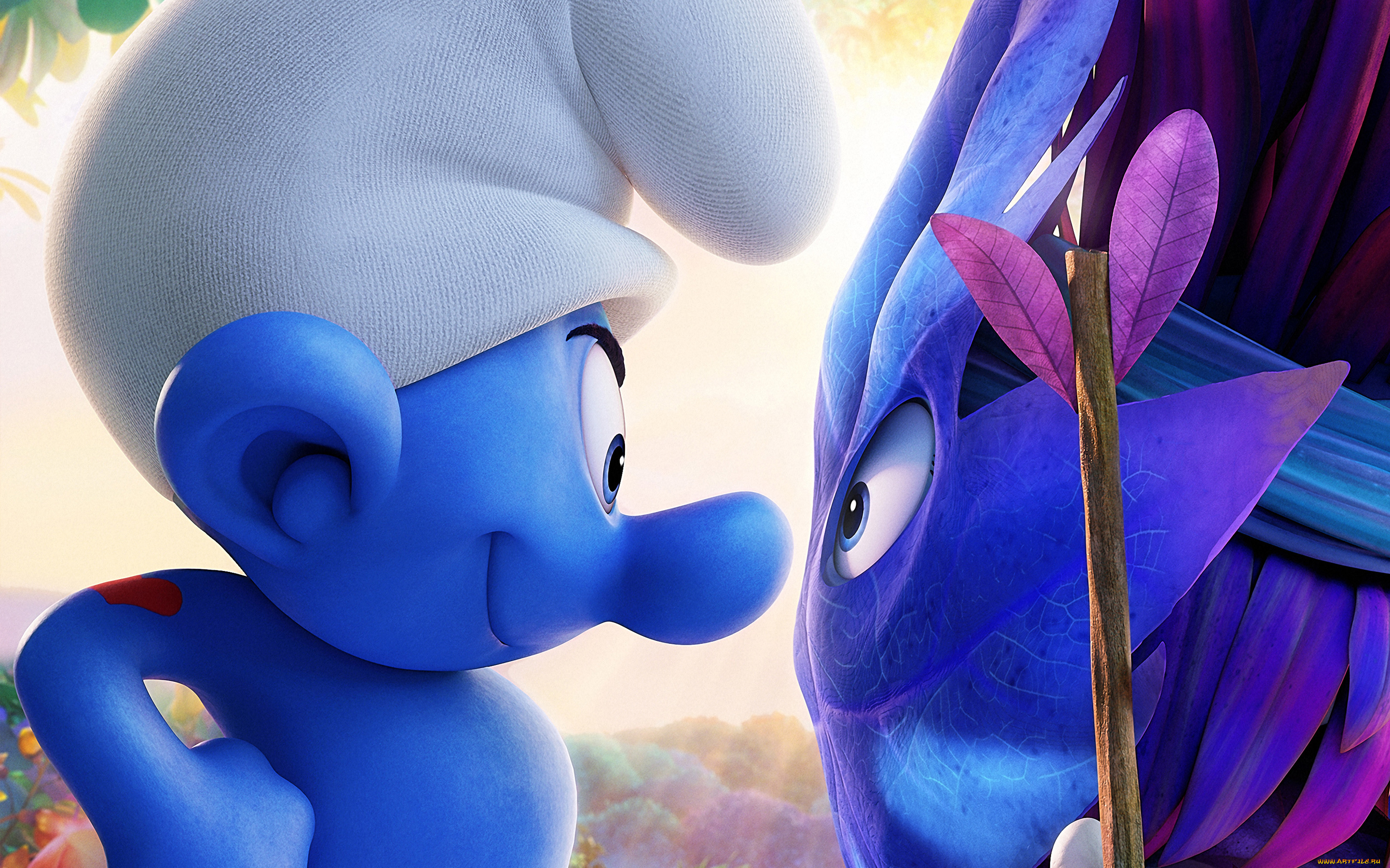 мультфильмы, smurfs, , the, lost, village, the, lost, village