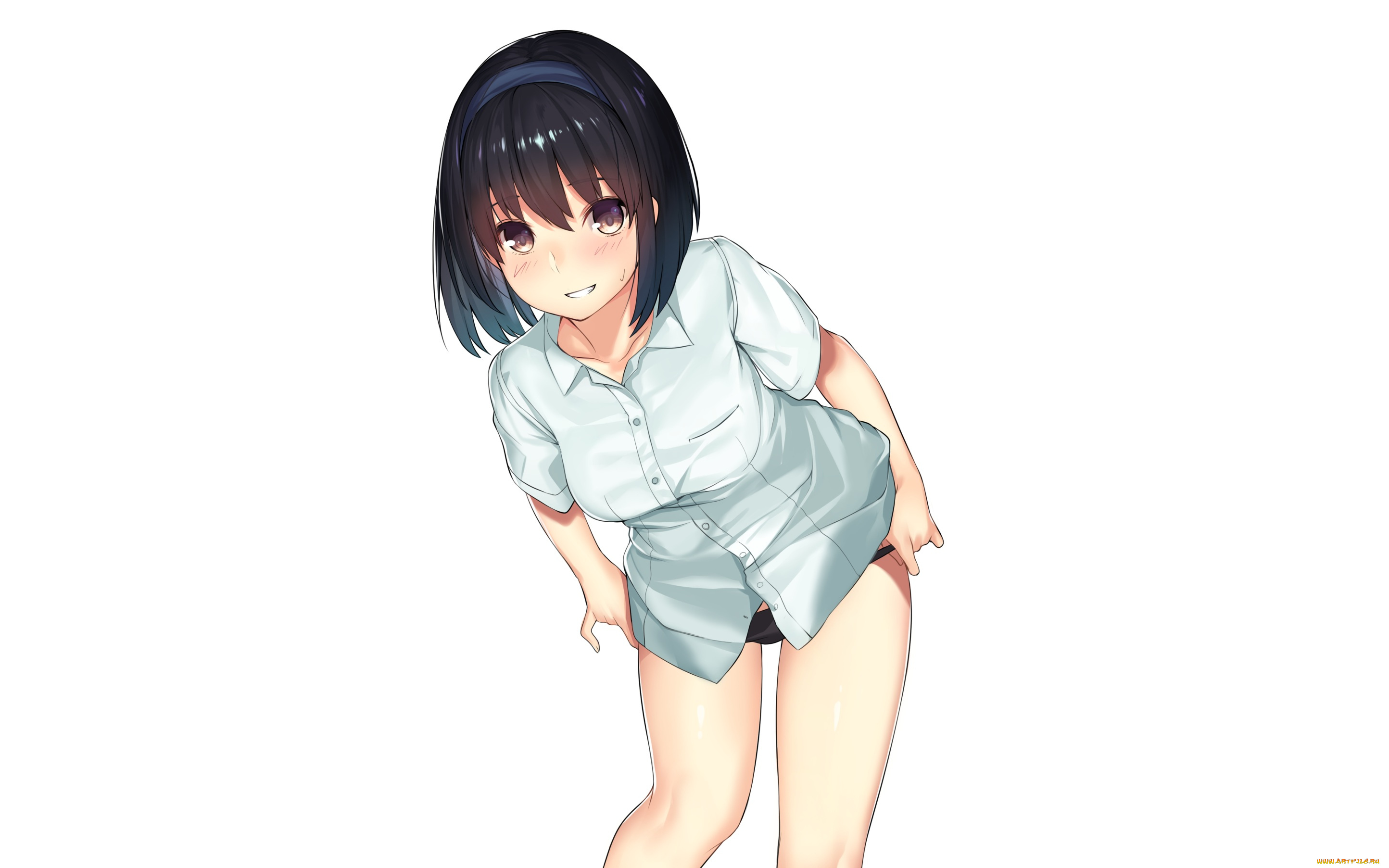 аниме, unknown, , другое, взгляд, девушка, фон