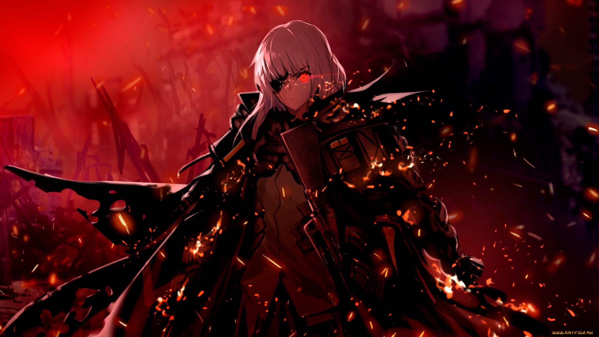 аниме, girls, frontline, девушка