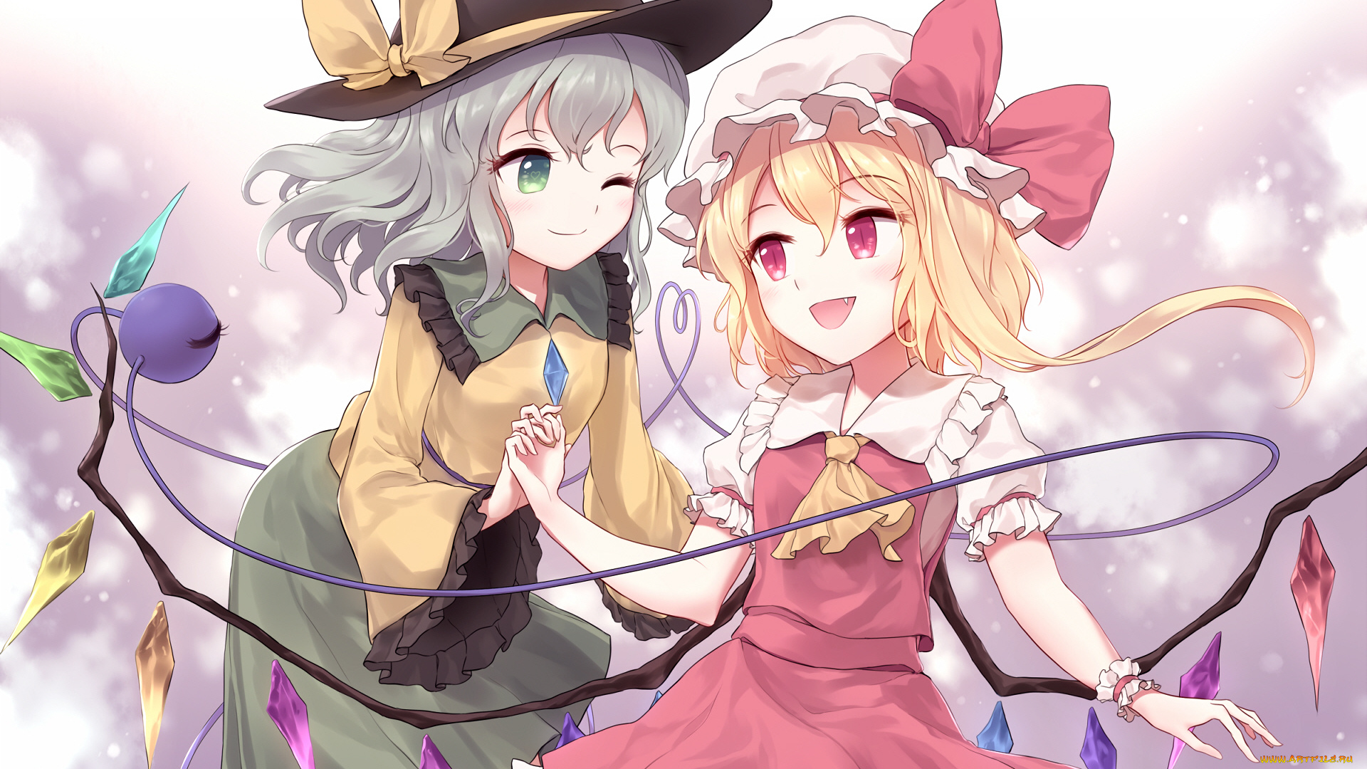 аниме, touhou, девочки