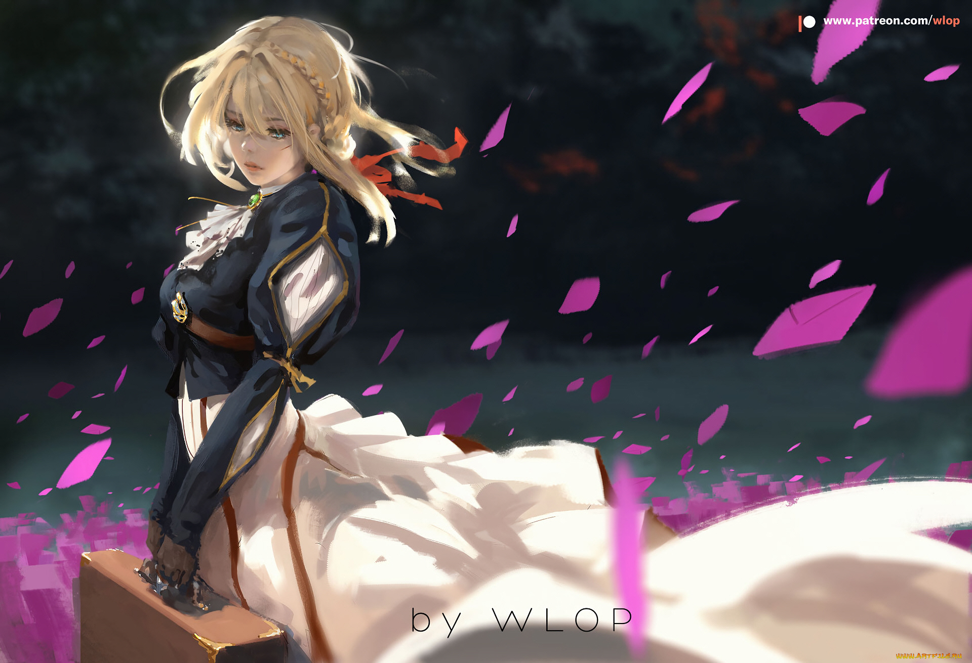аниме, violet, evergarden, девушка