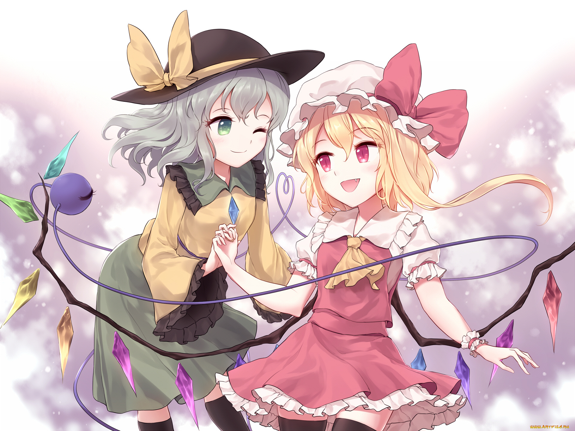 аниме, touhou, девочки